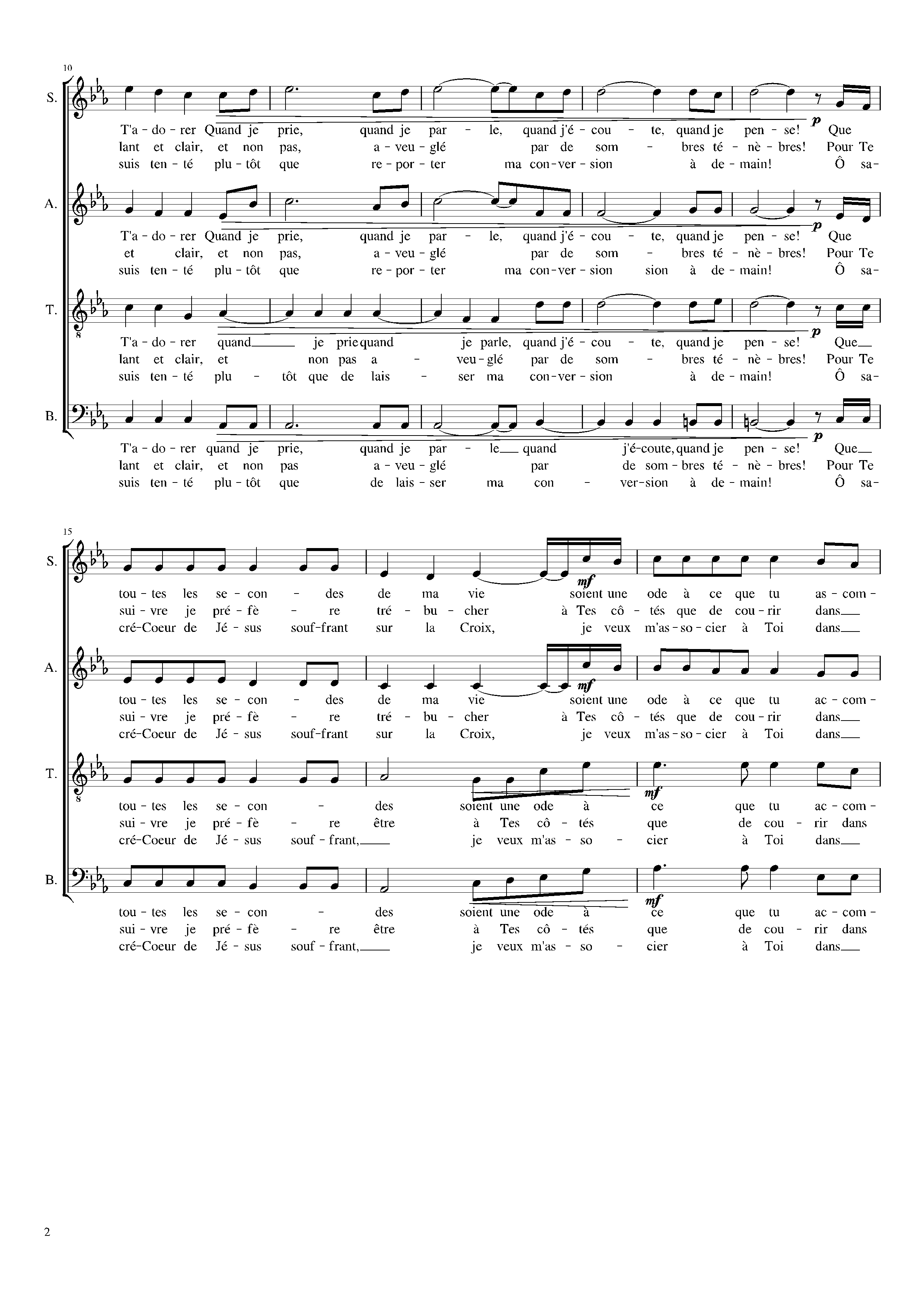 Page 2 de Prière au Sacré-Cœur de Jésus