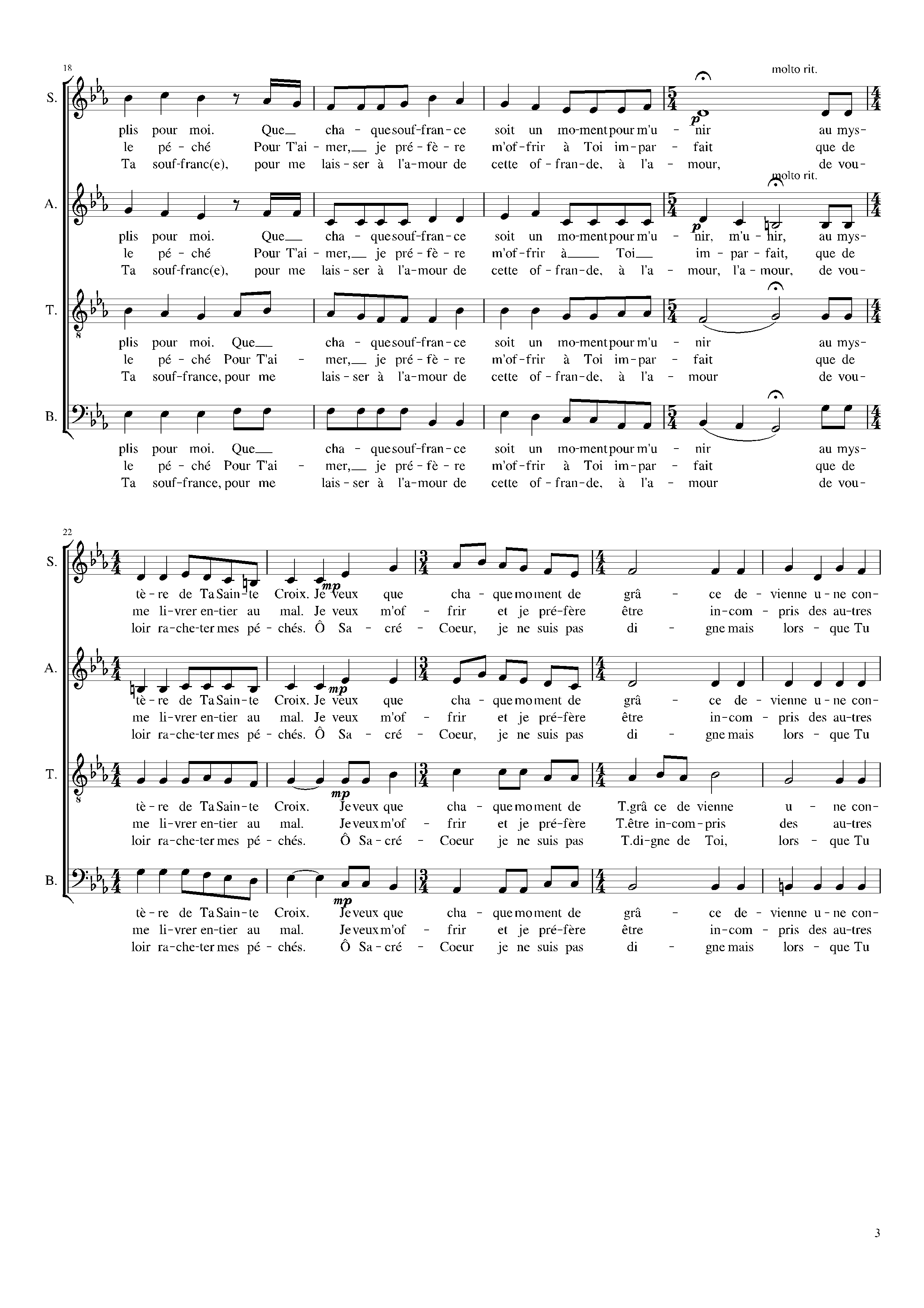 Page 3 de Prière au Sacré-Cœur de Jésus