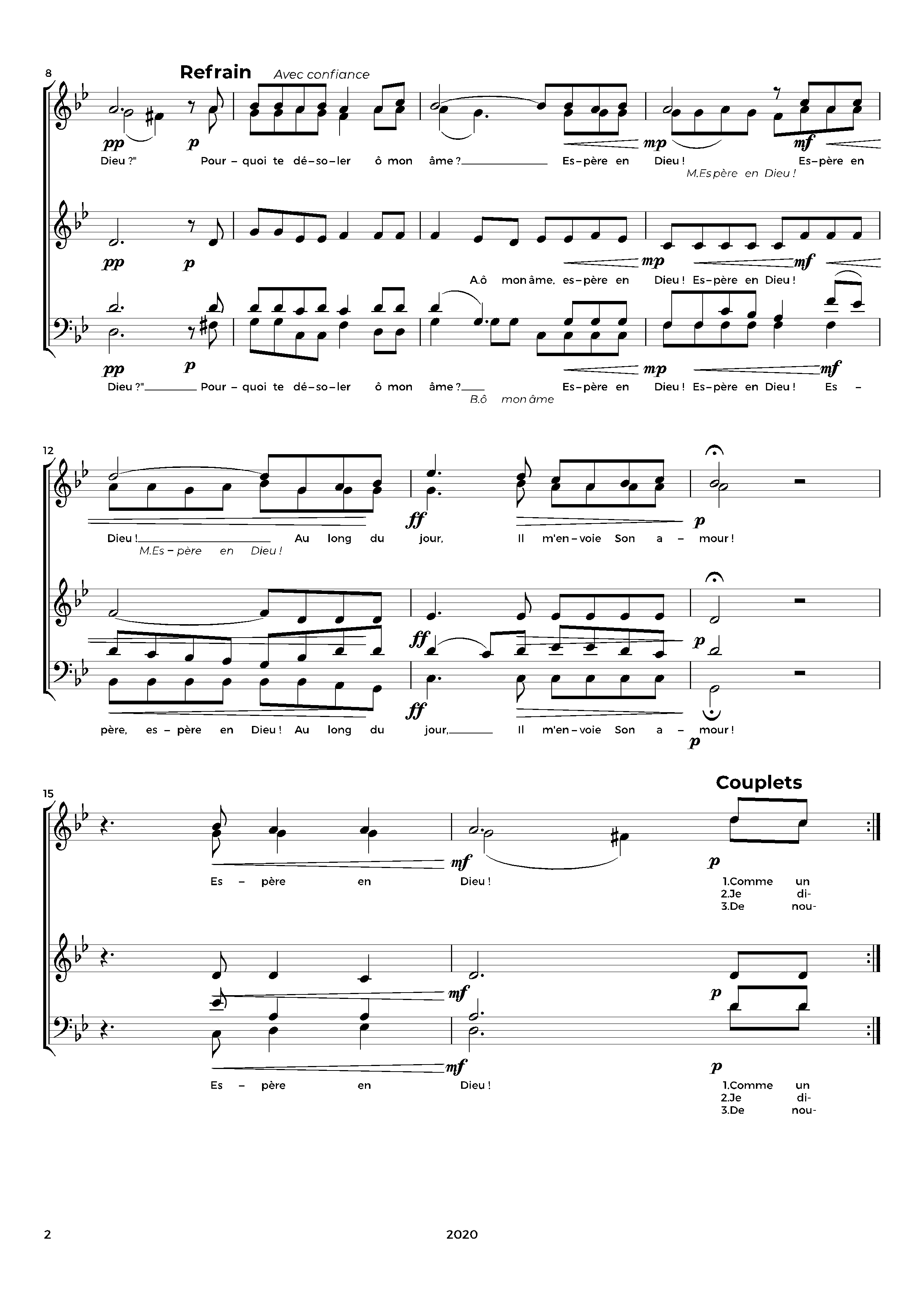 Page 2 de Espère en Dieu