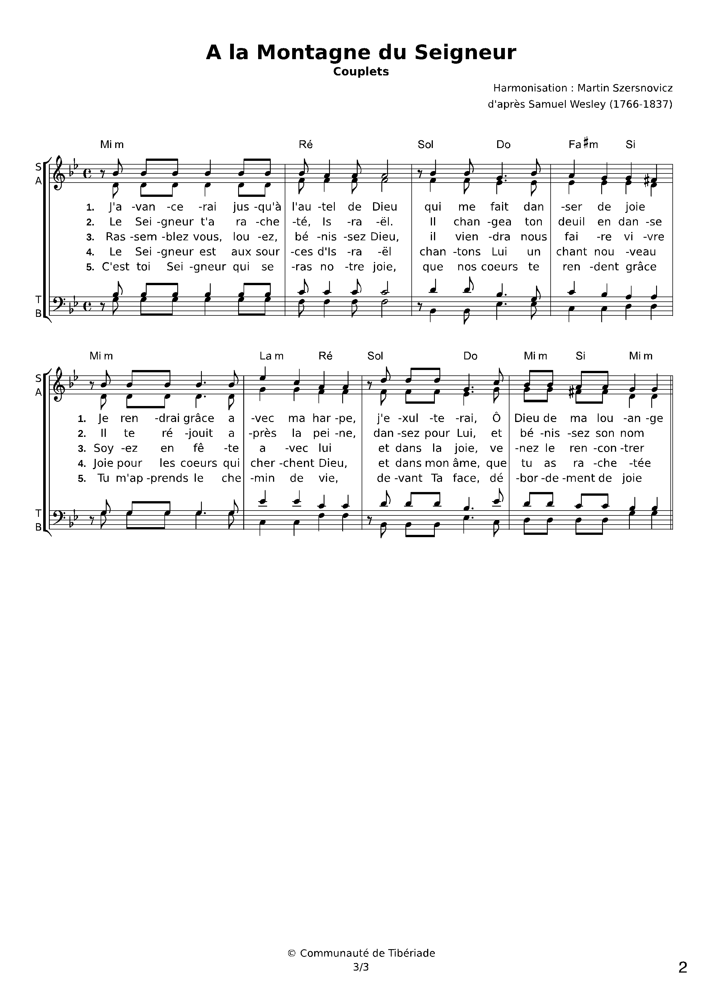 Page 2 de À la montagne du Seigneur