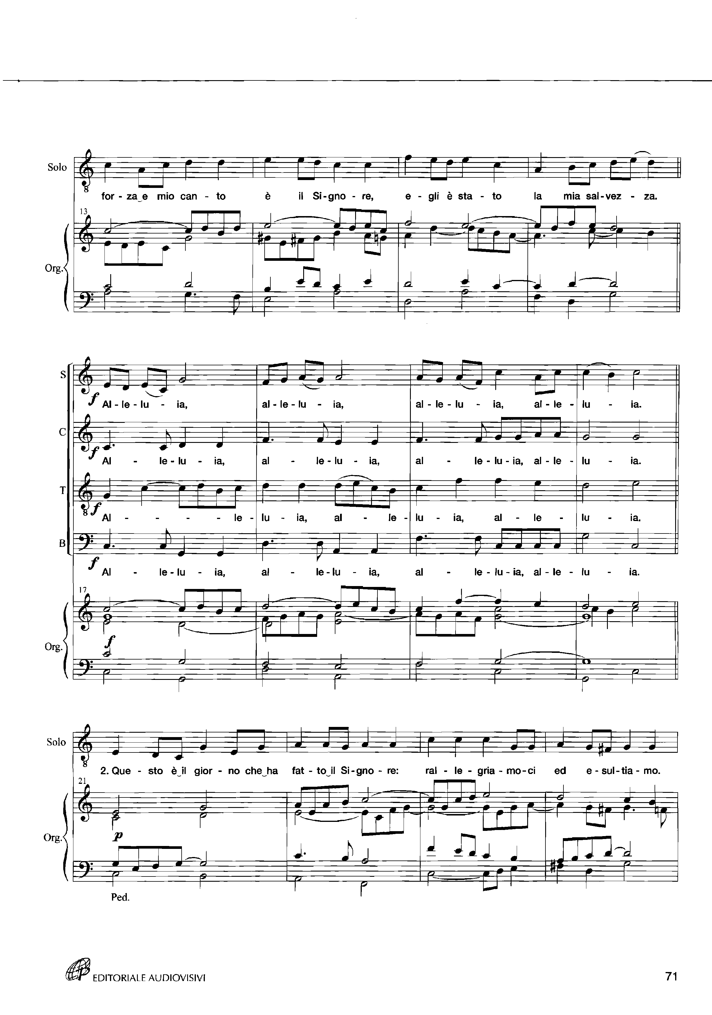 Page 2 de Cantico dell'Agnello