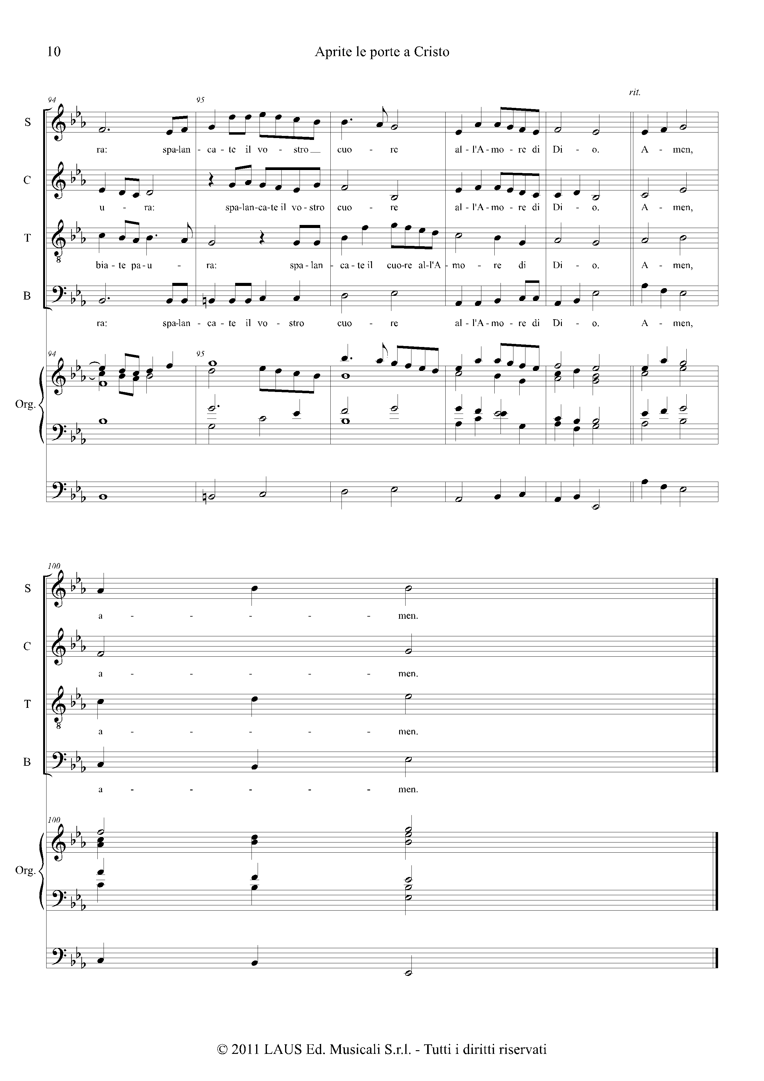 Page 10 de Aprite le porte a Cristo