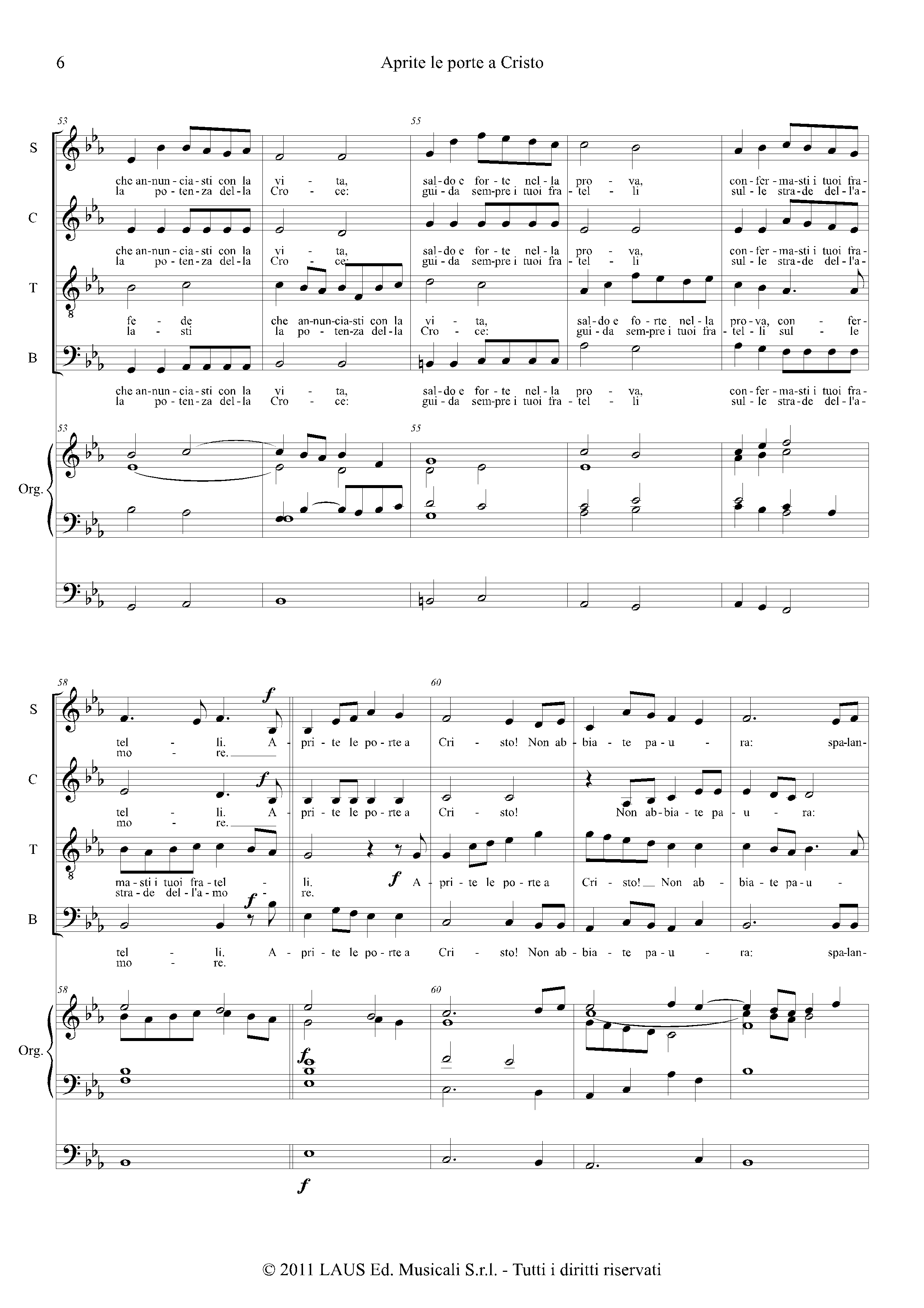Page 6 de Aprite le porte a Cristo