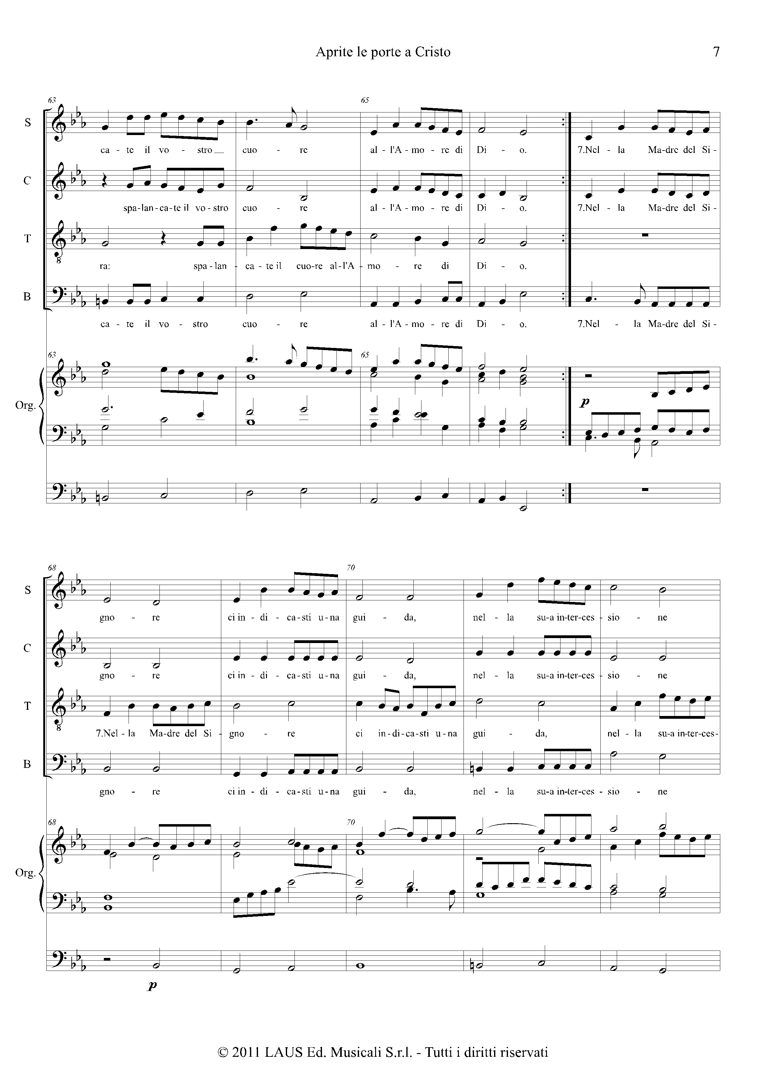 Page 7 de Aprite le porte a Cristo