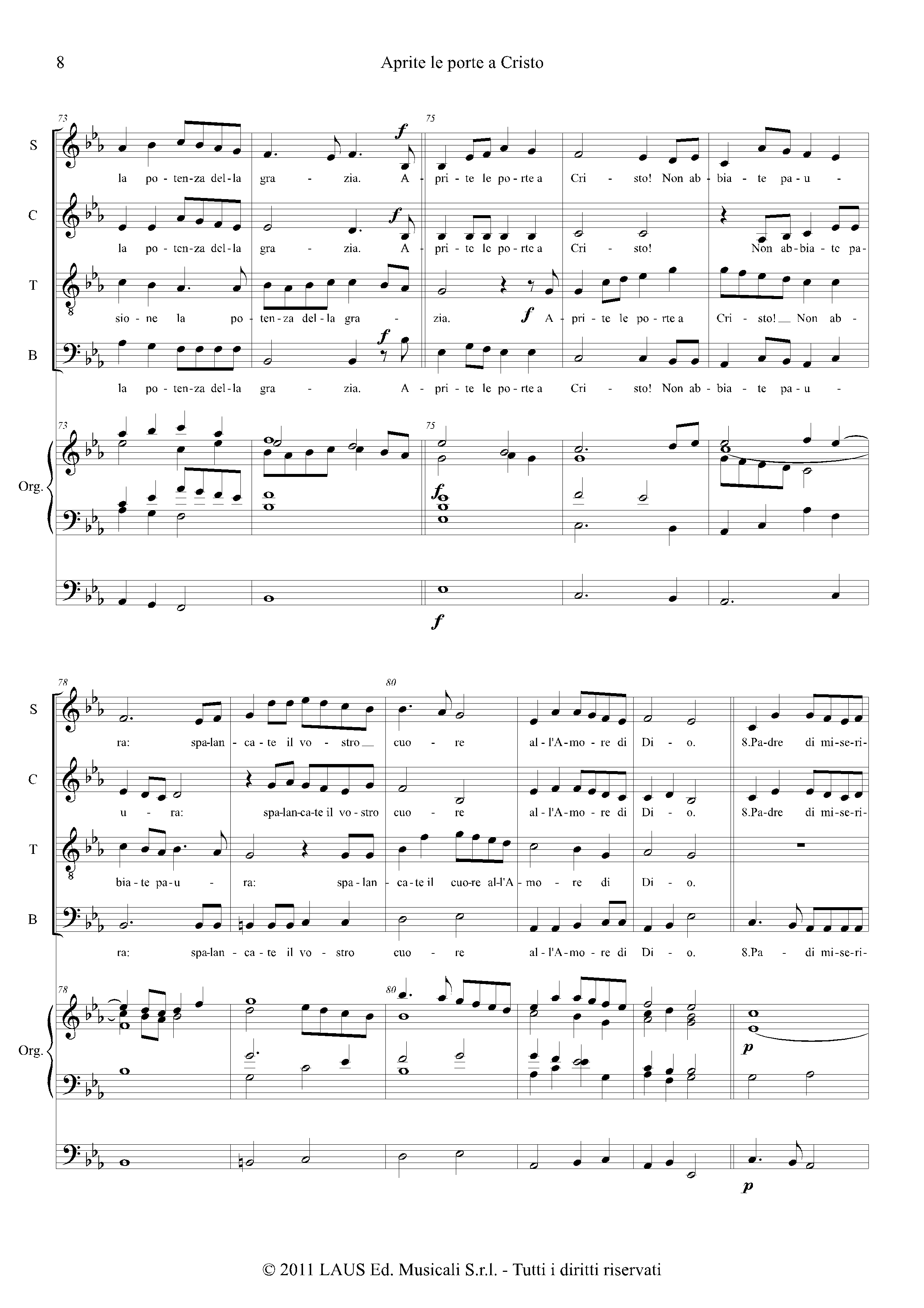 Page 8 de Aprite le porte a Cristo