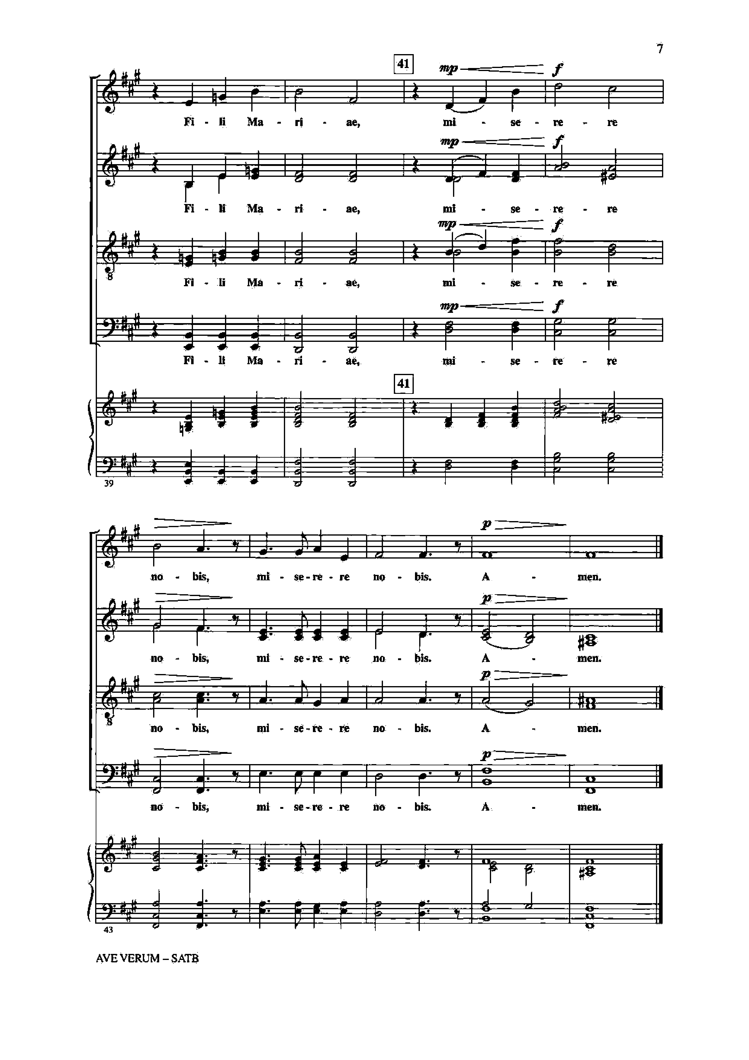Page 5 de Ave verum