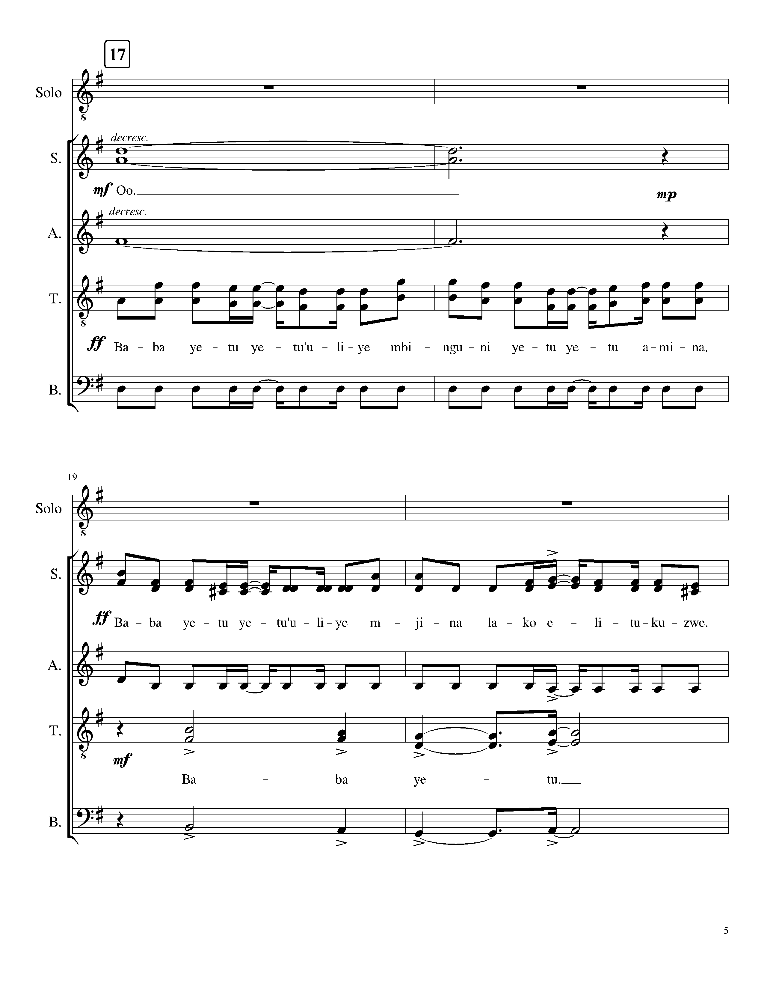Page 5 de Baba Yetu