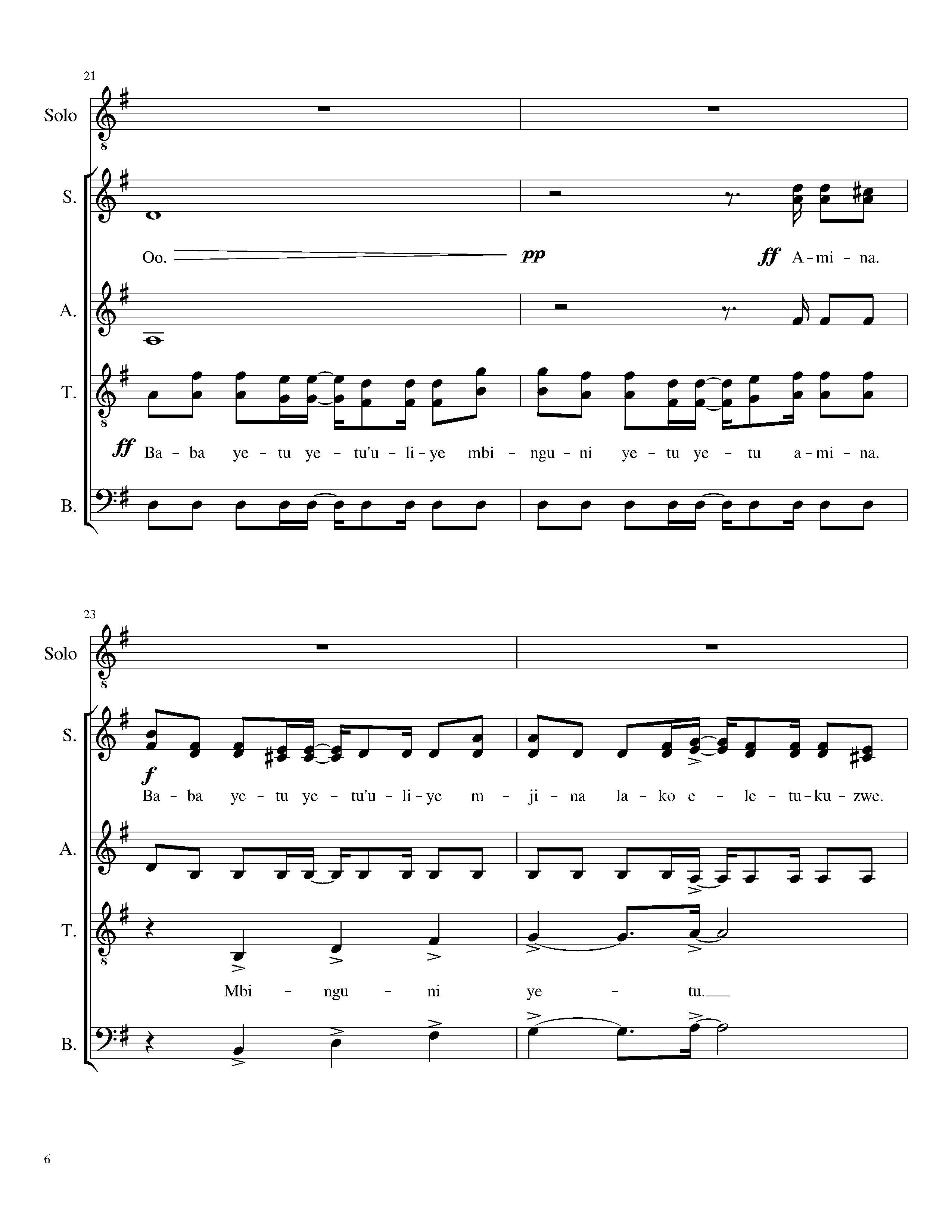 Page 6 de Baba Yetu