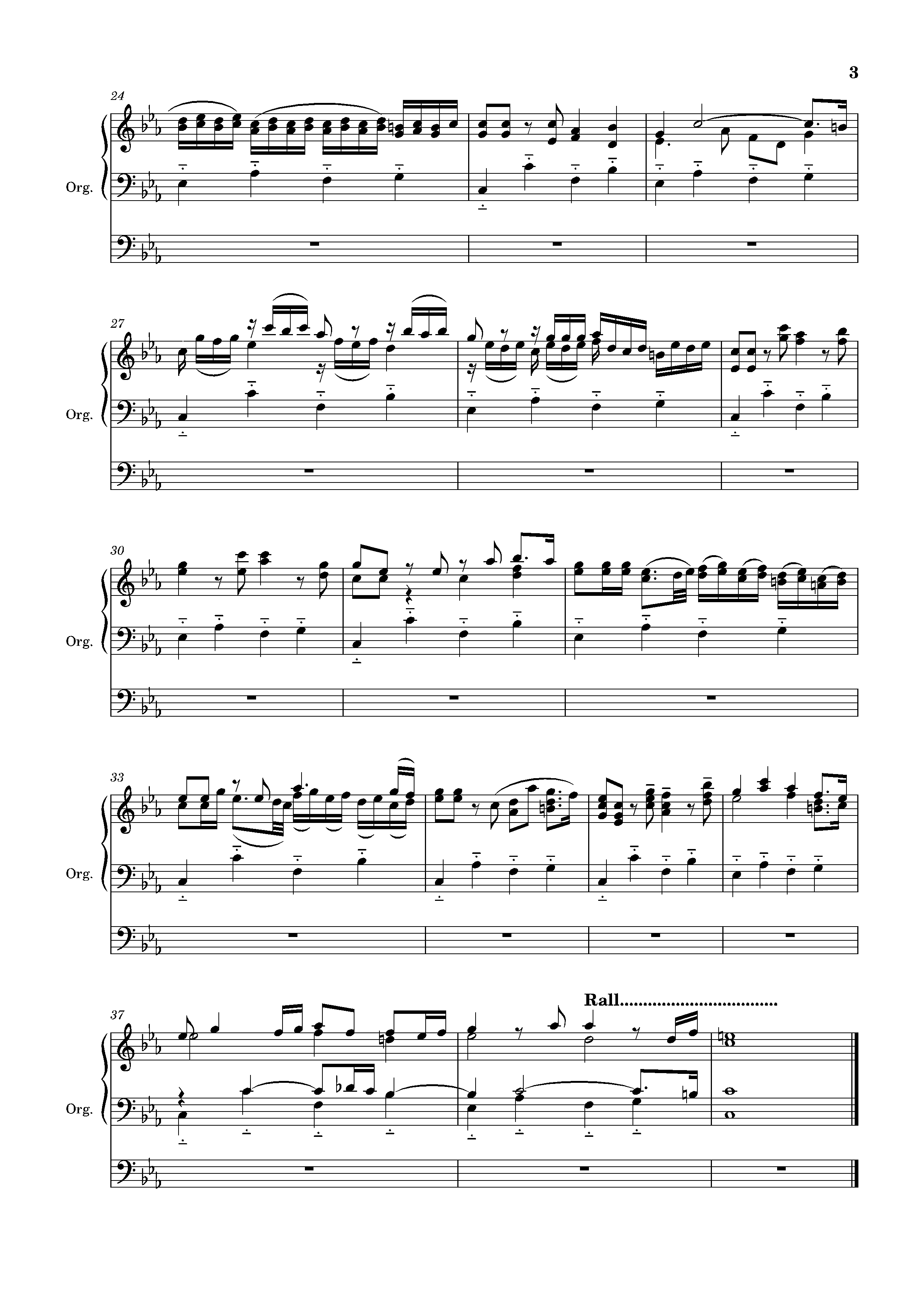 Page 3 de Alleluia (orgue)