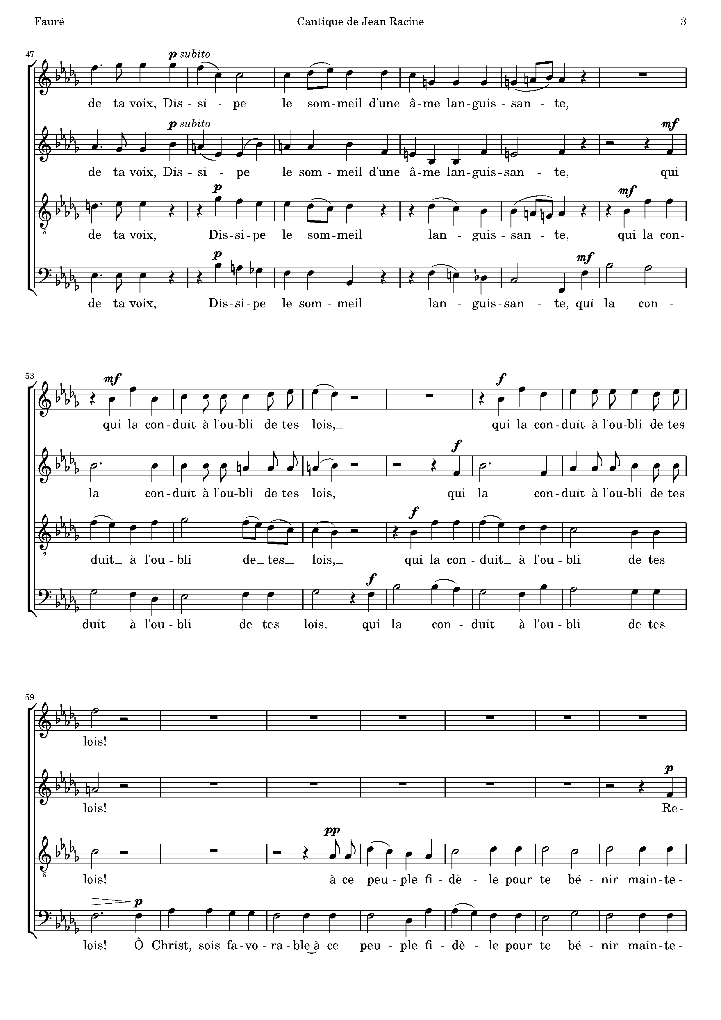 Page 3 de Cantique de Jean Racine