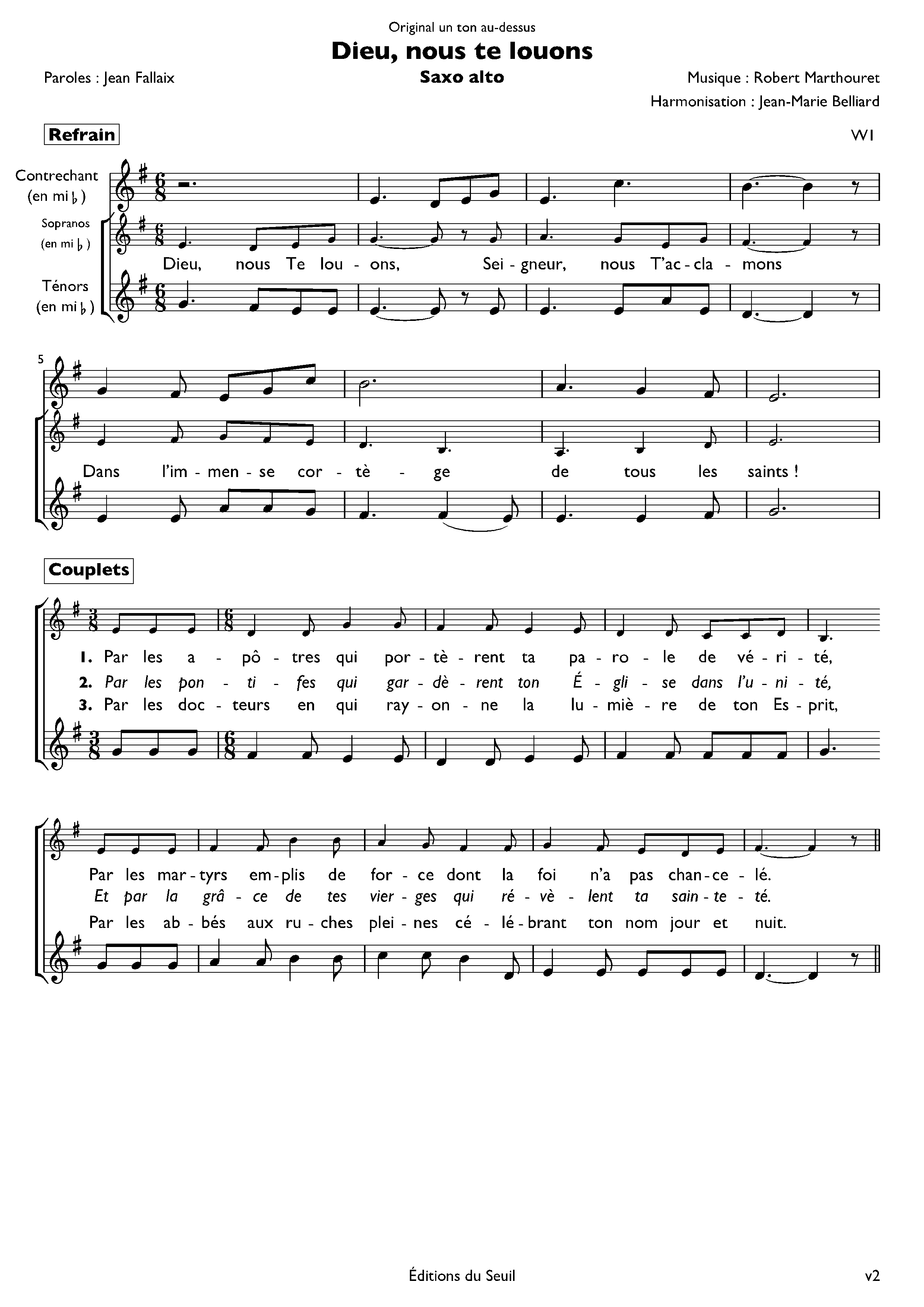 Page 6 de Dieu nous te louons
