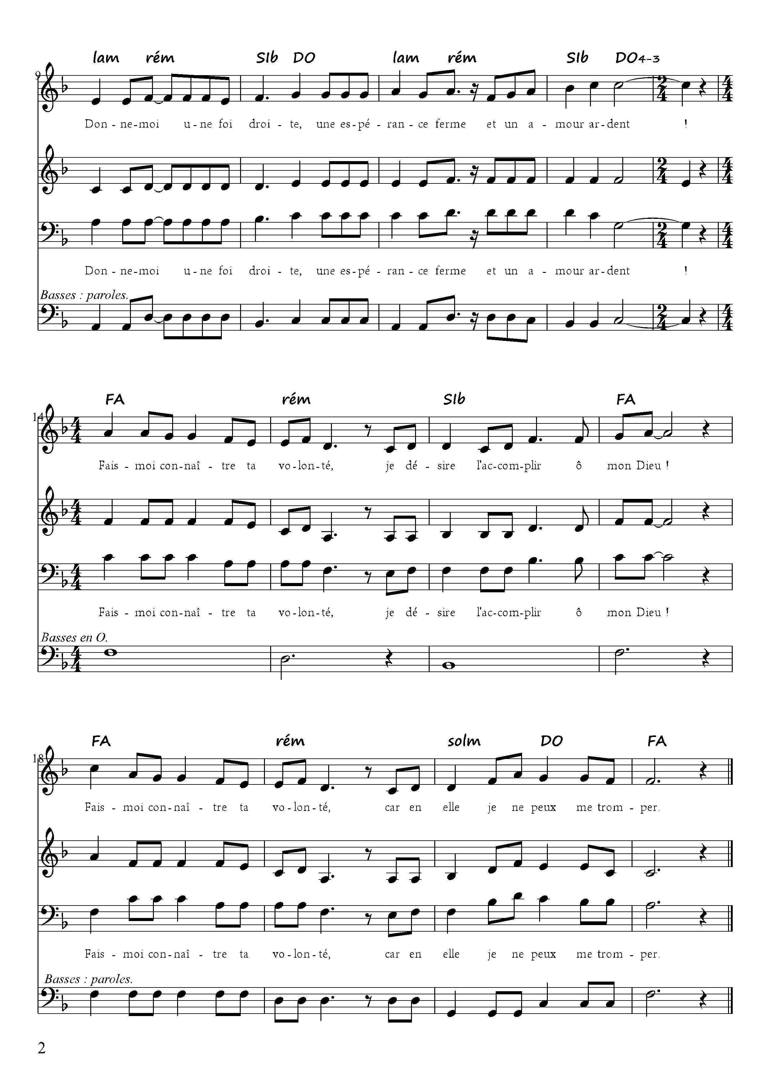 Page 2 de Dieu souverain et glorieux