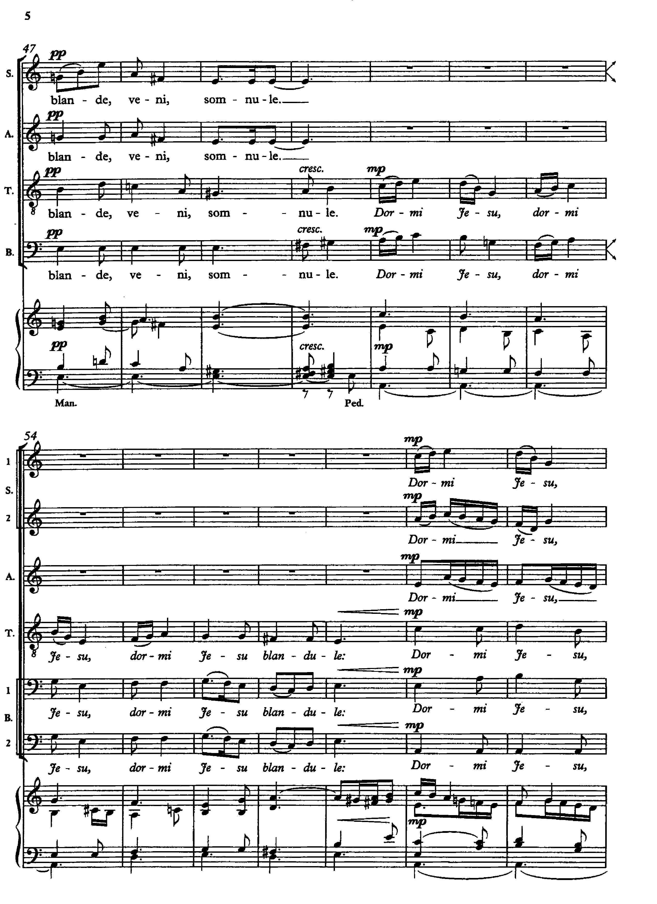 Page 4 de Dormi, Jesu