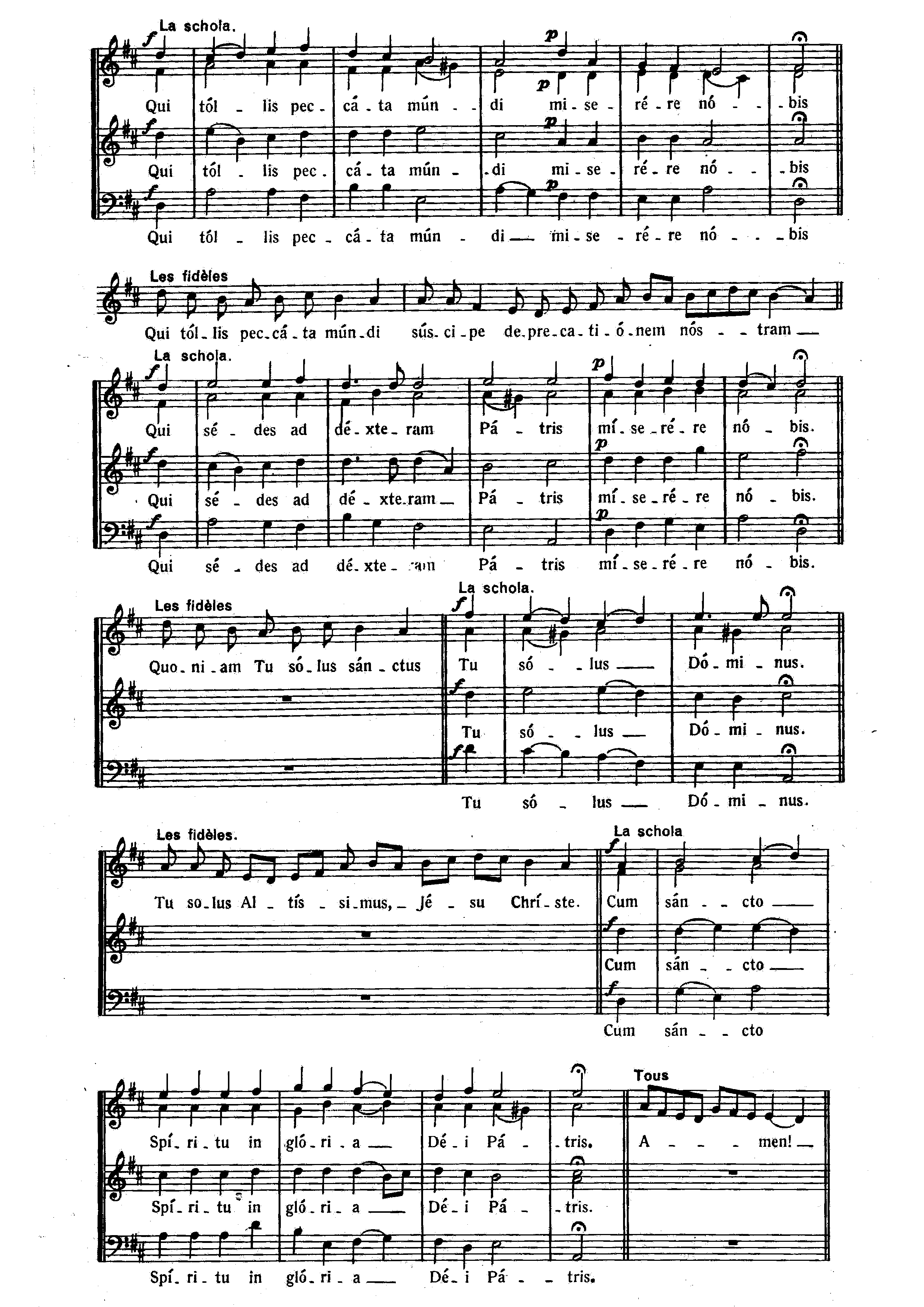 Page 2 de Gloria polyphonique