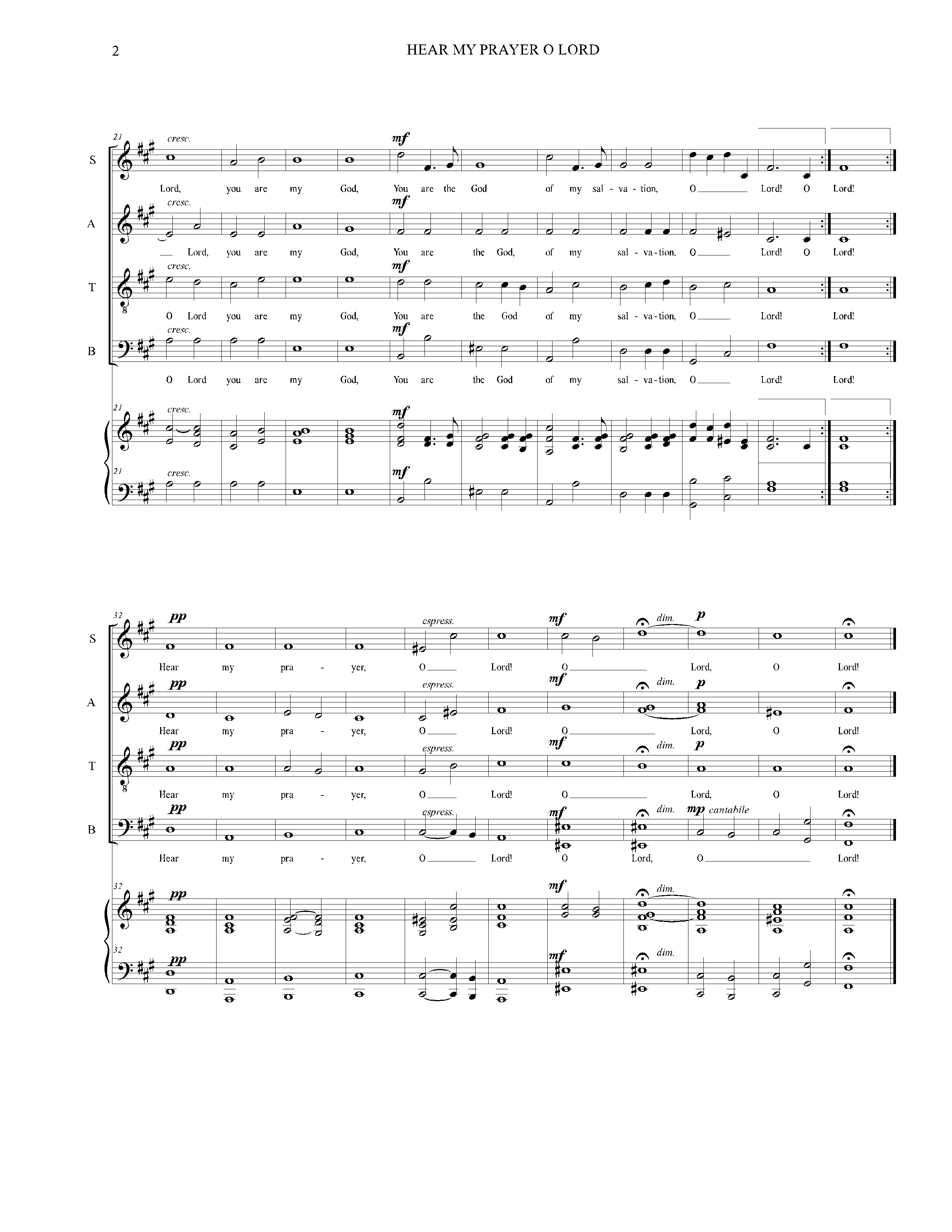Page 2 de Hear My Prayer