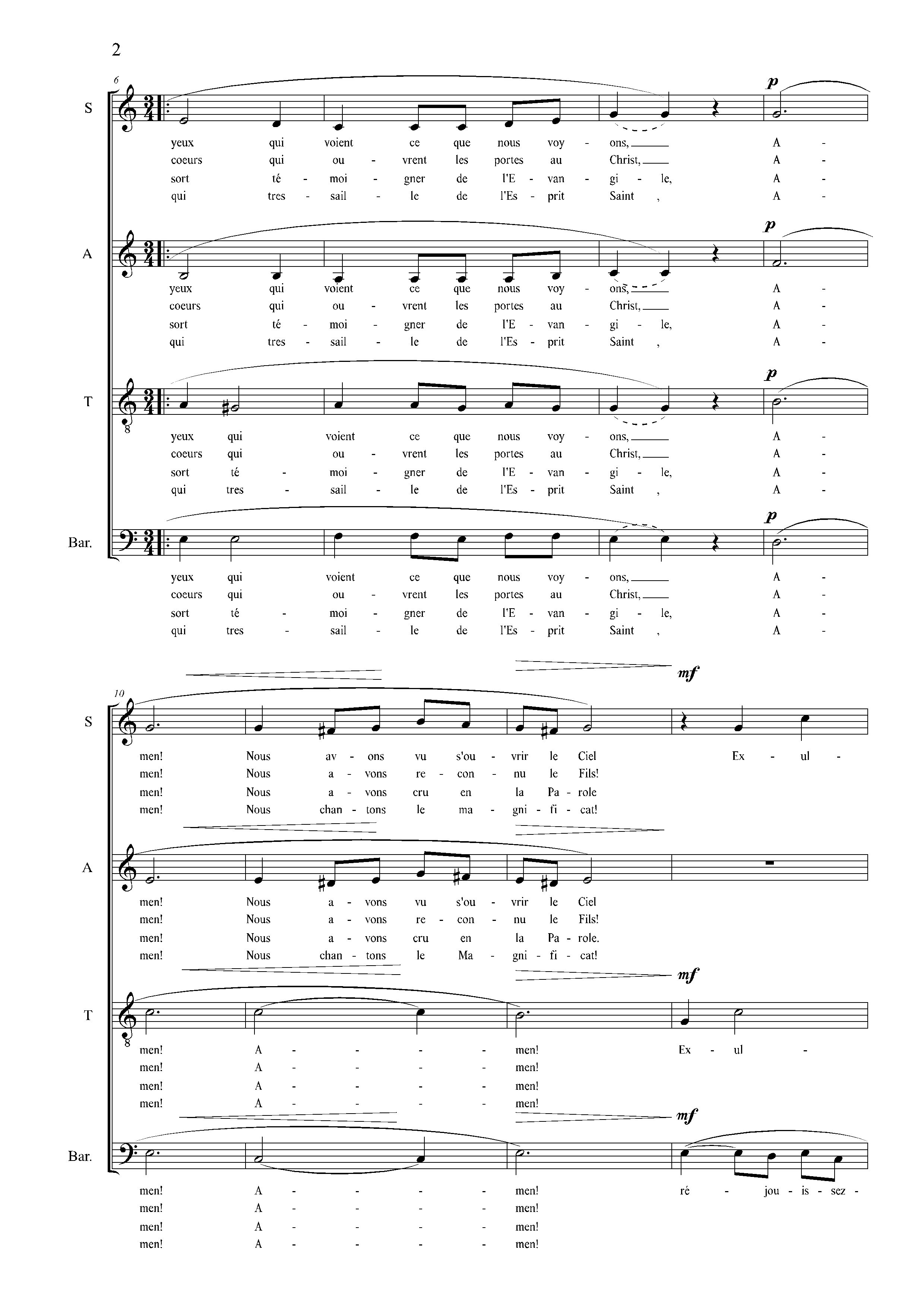 Page 2 de Heureux les yeux qui voient