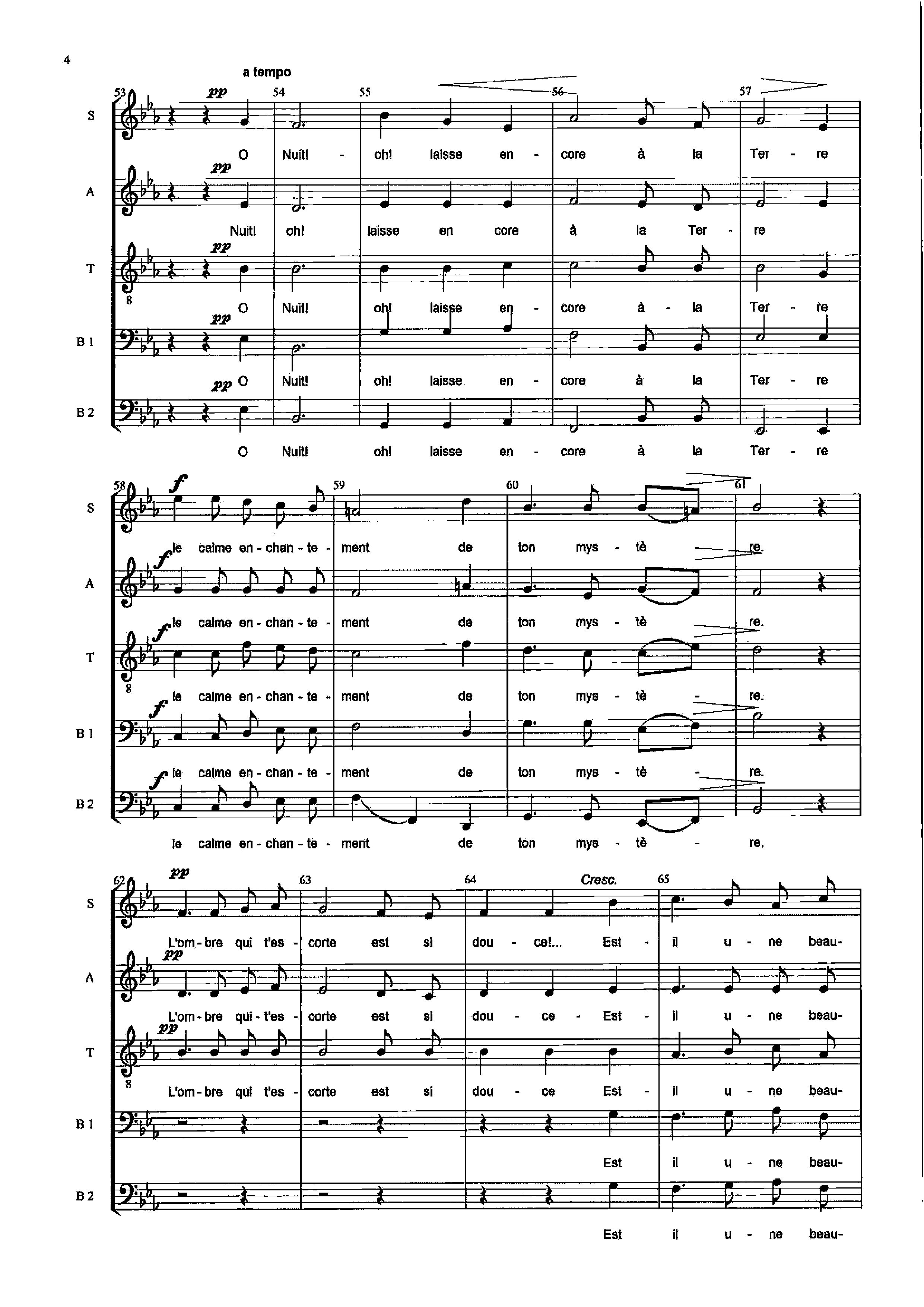 Page 4 de Hymne à la nuit