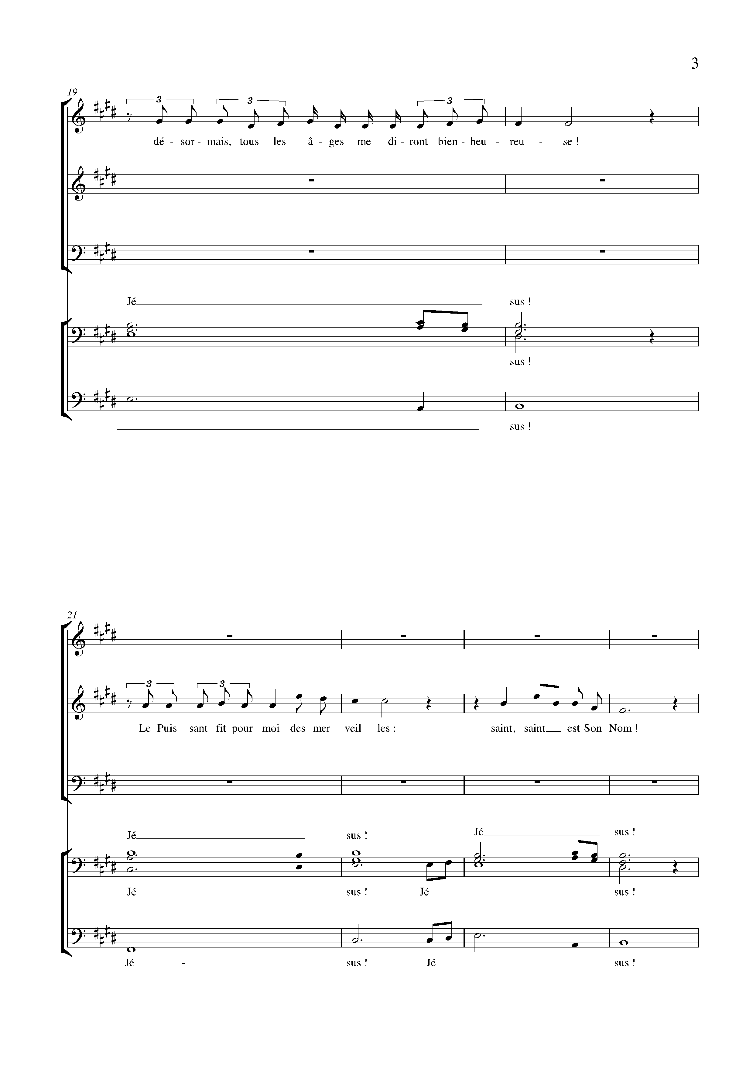 Page 3 de Jésus, Magnificat