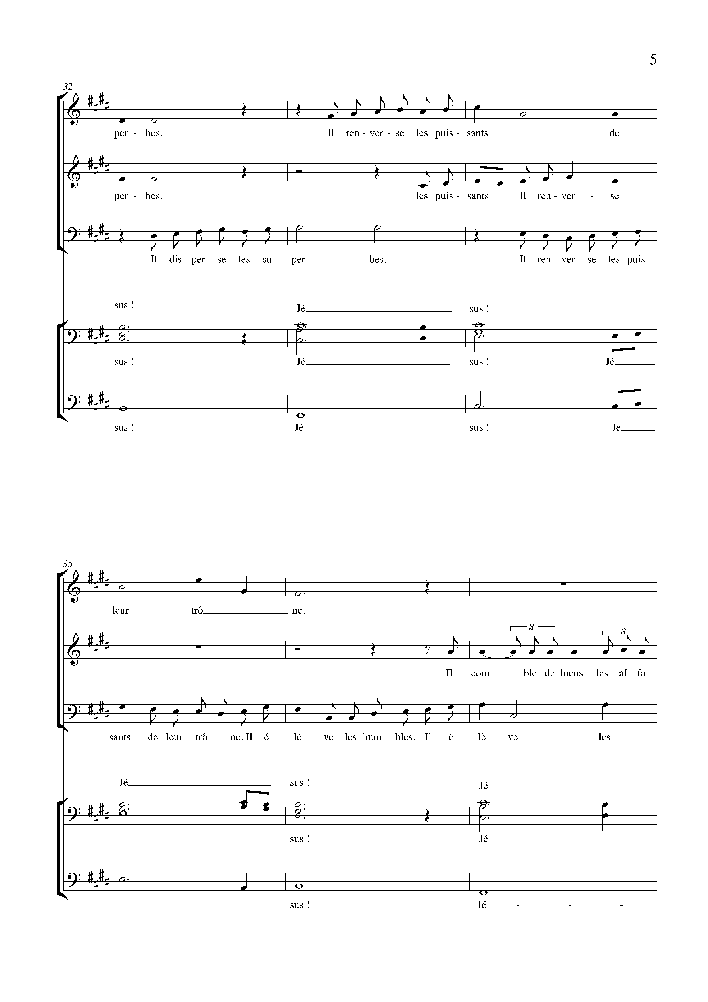 Page 5 de Jésus, Magnificat