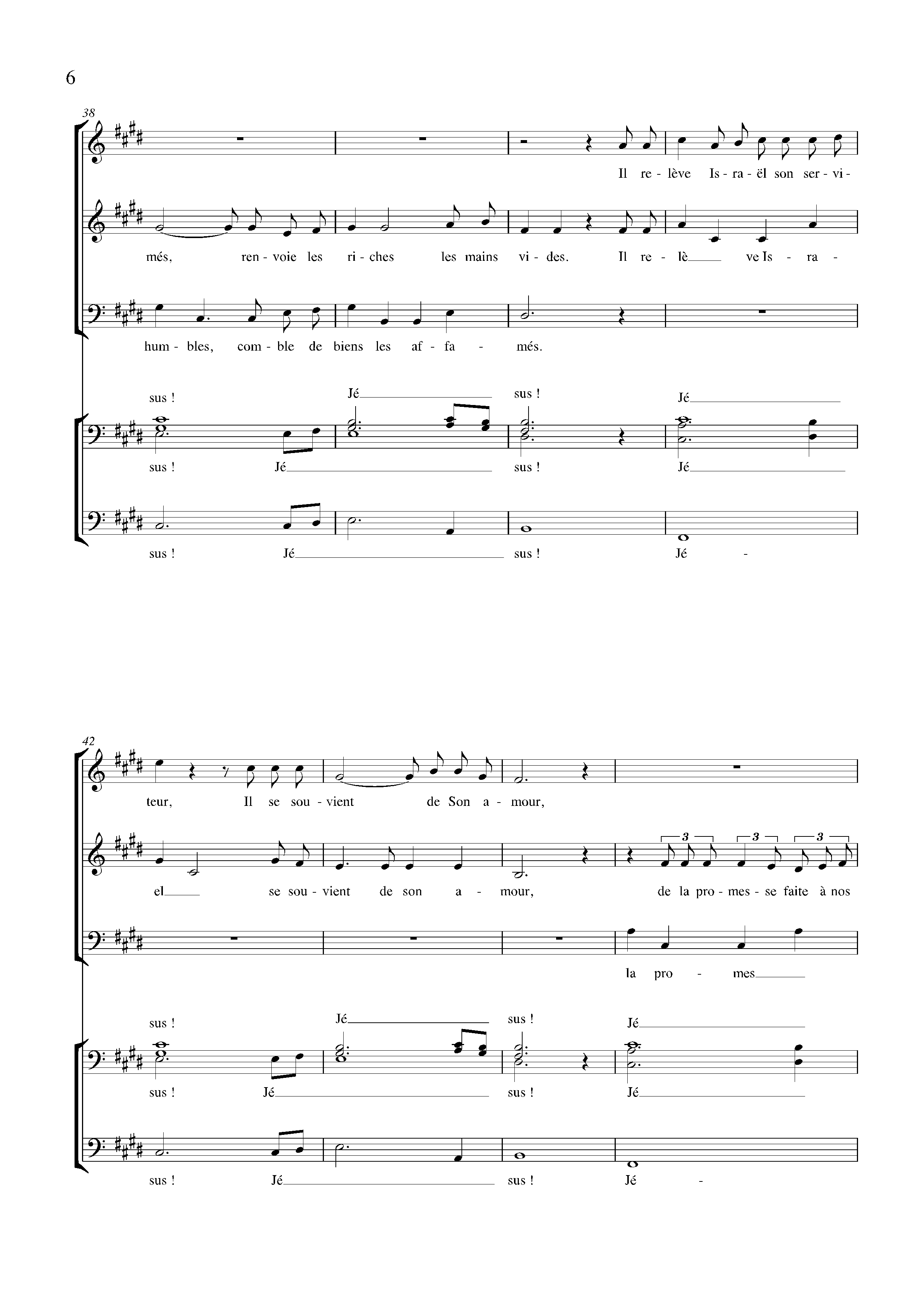 Page 6 de Jésus, Magnificat
