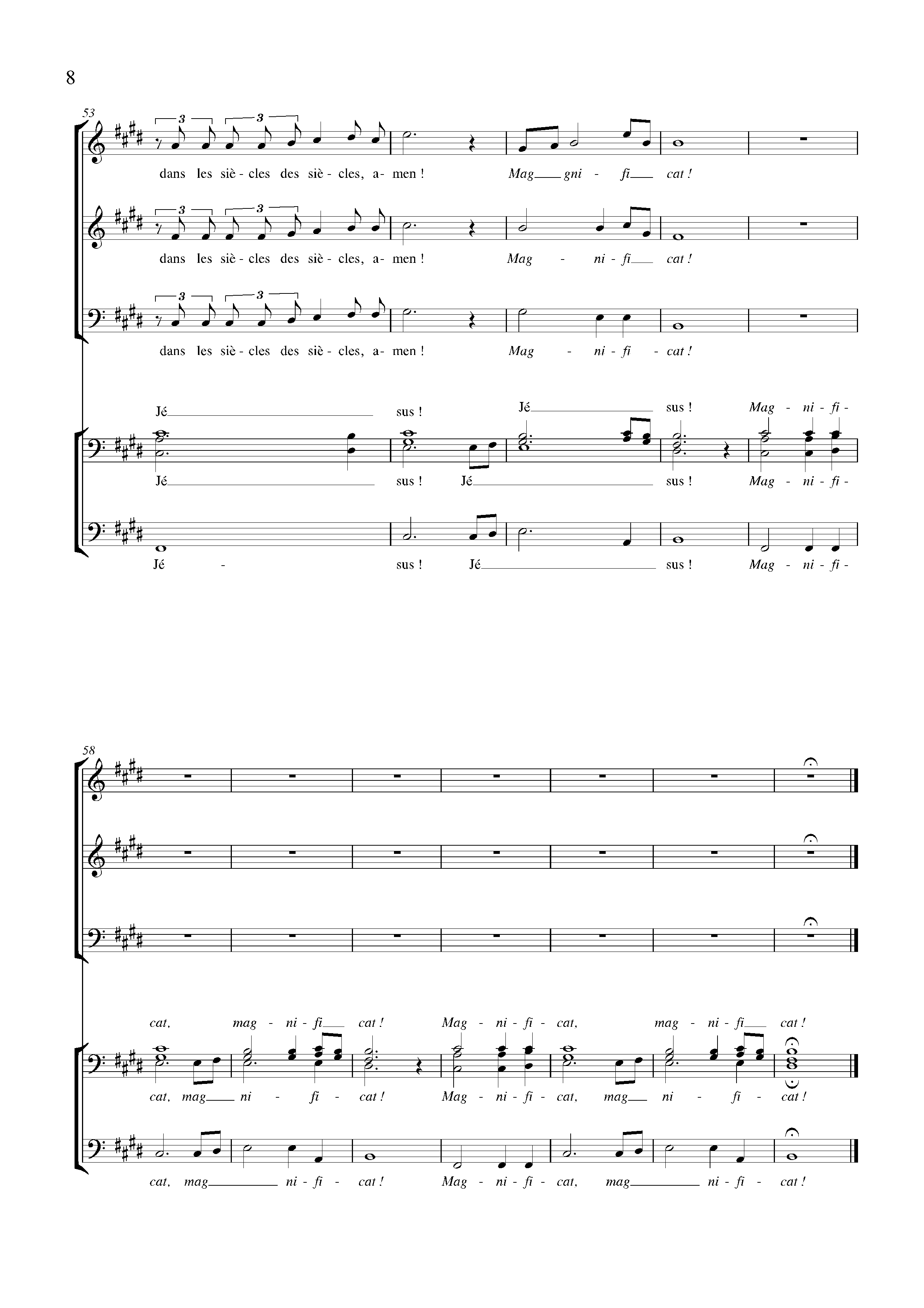 Page 8 de Jésus, Magnificat