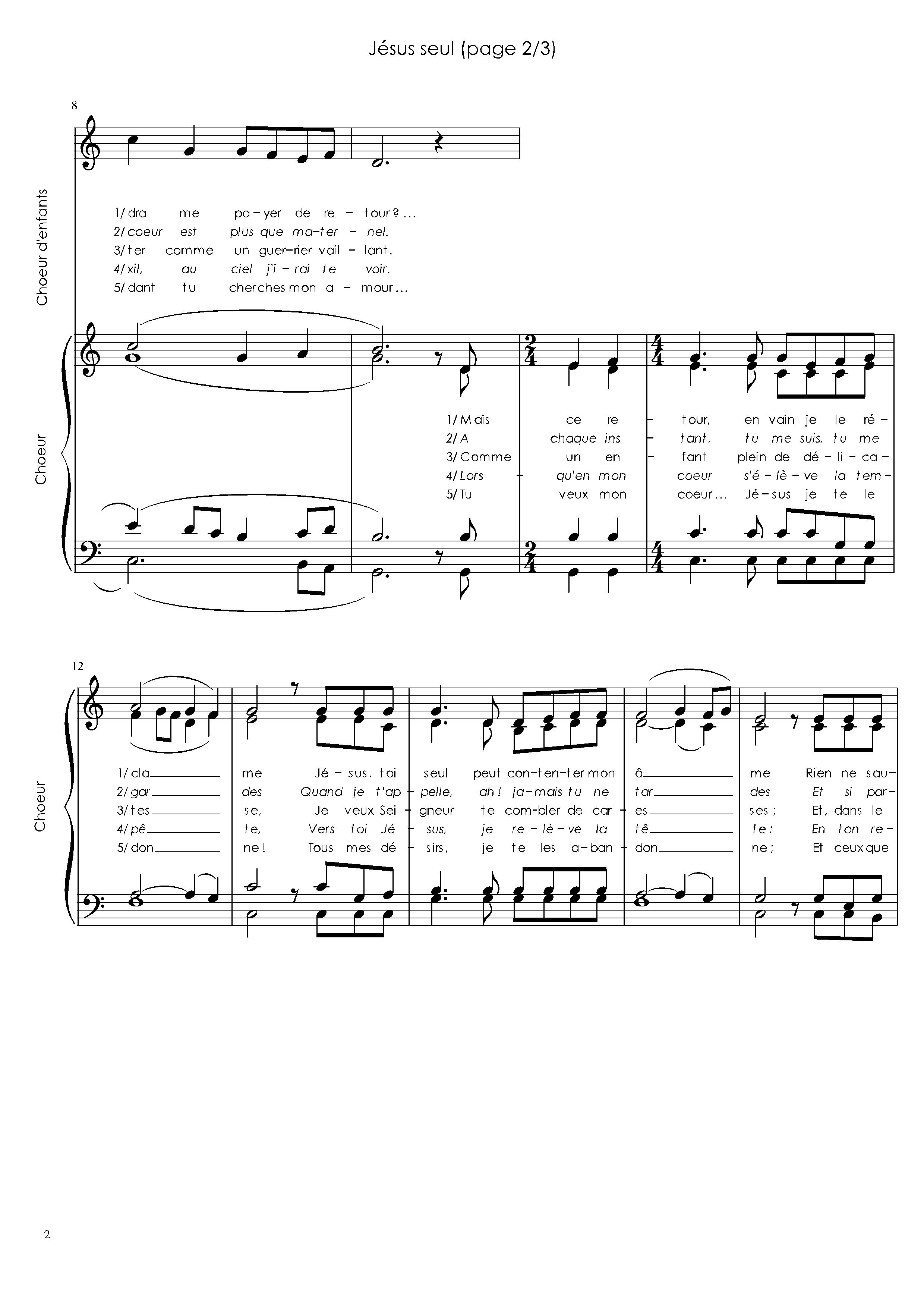 Page 2 de Jésus seul