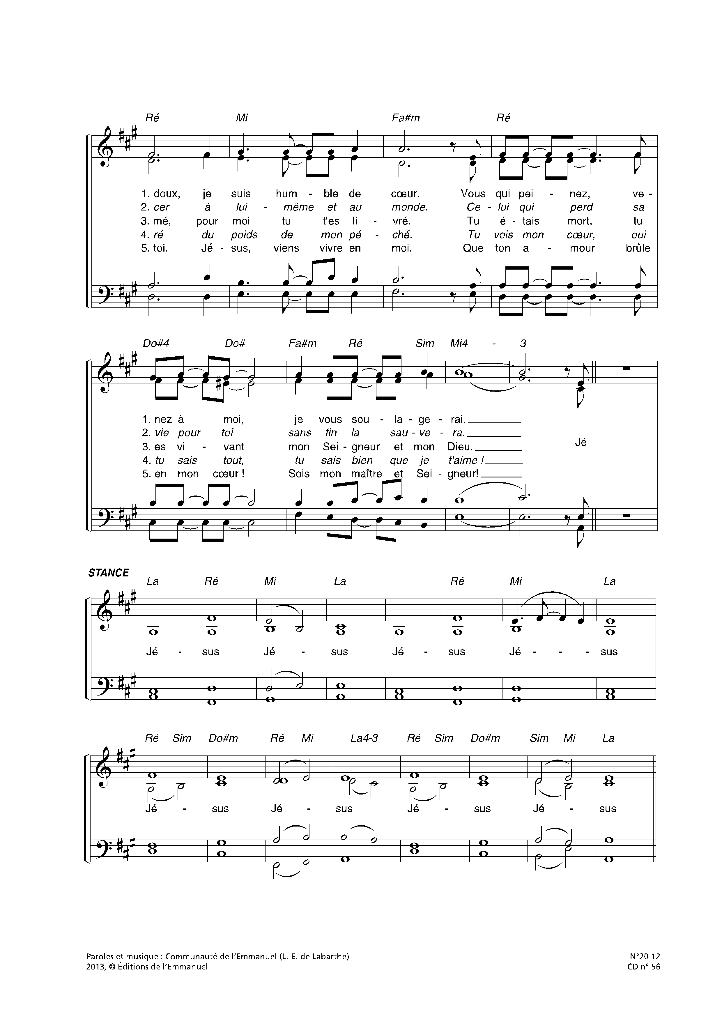Page 2 de Jésus tu es le Christ