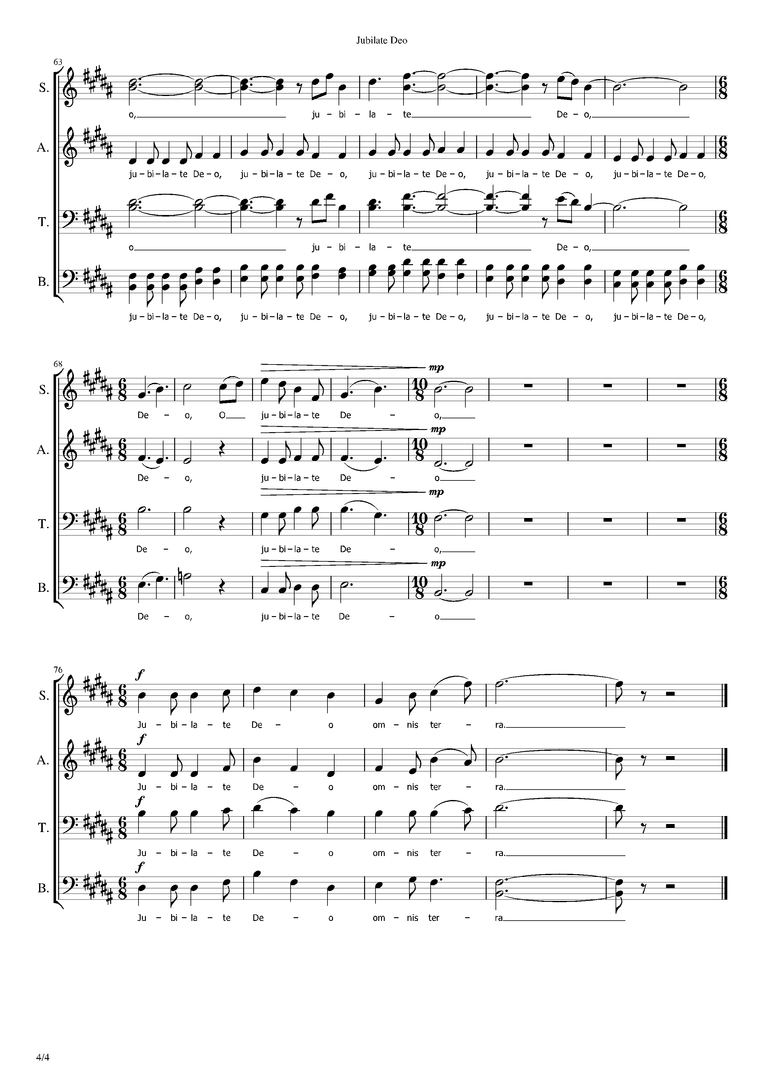 Page 4 de Jubilate Deo