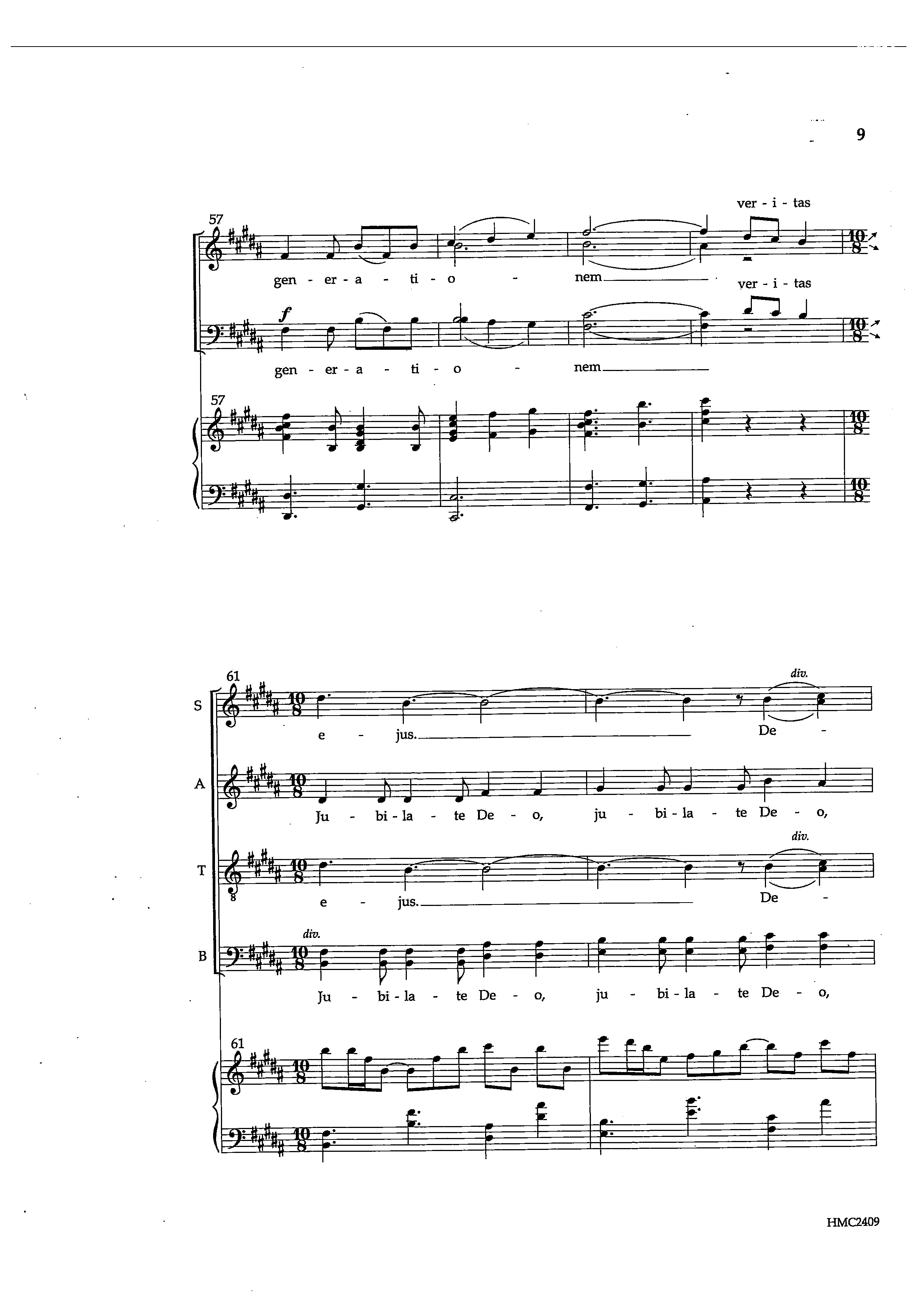 Page 7 de Jubilate Deo (SATB et piano)