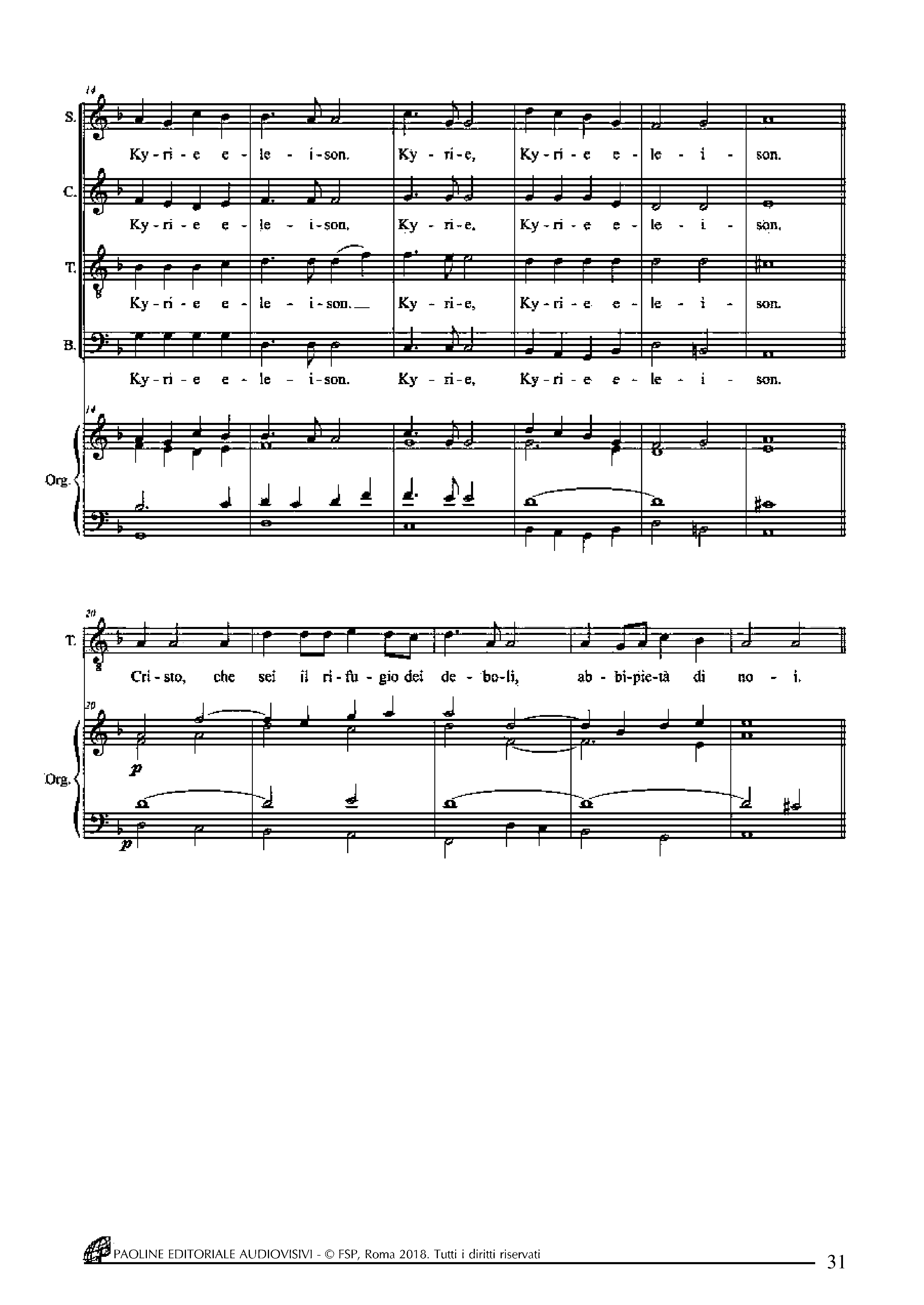 Page 2 de Kyrie eleison