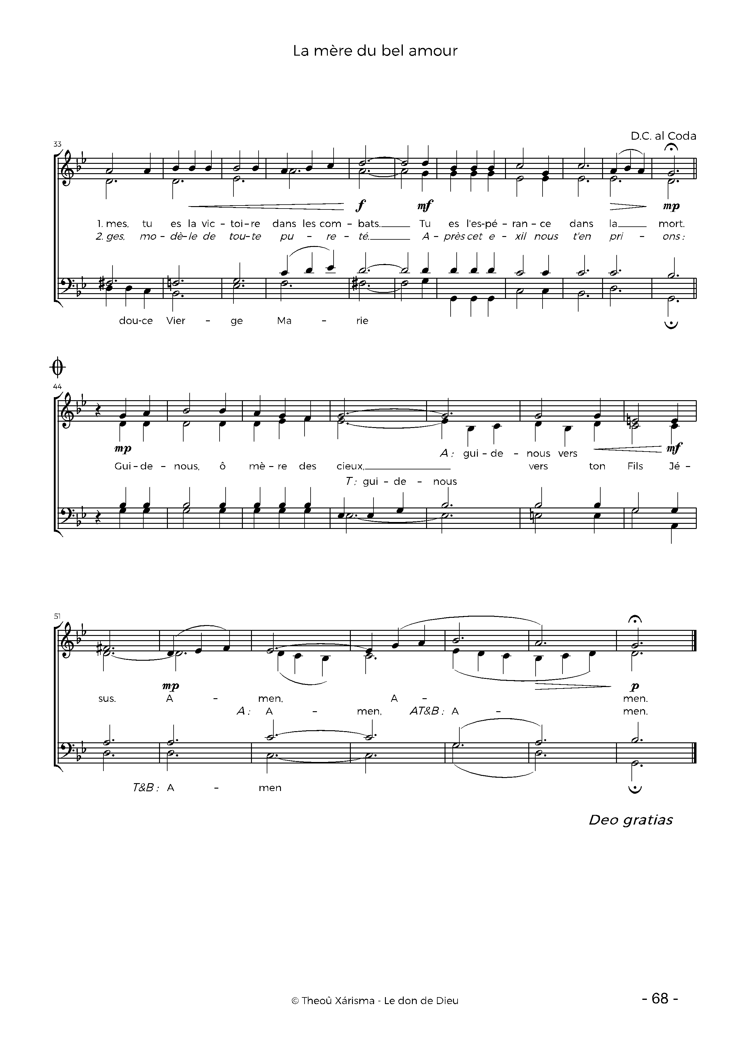 Page 2 de La Mère du bel amour