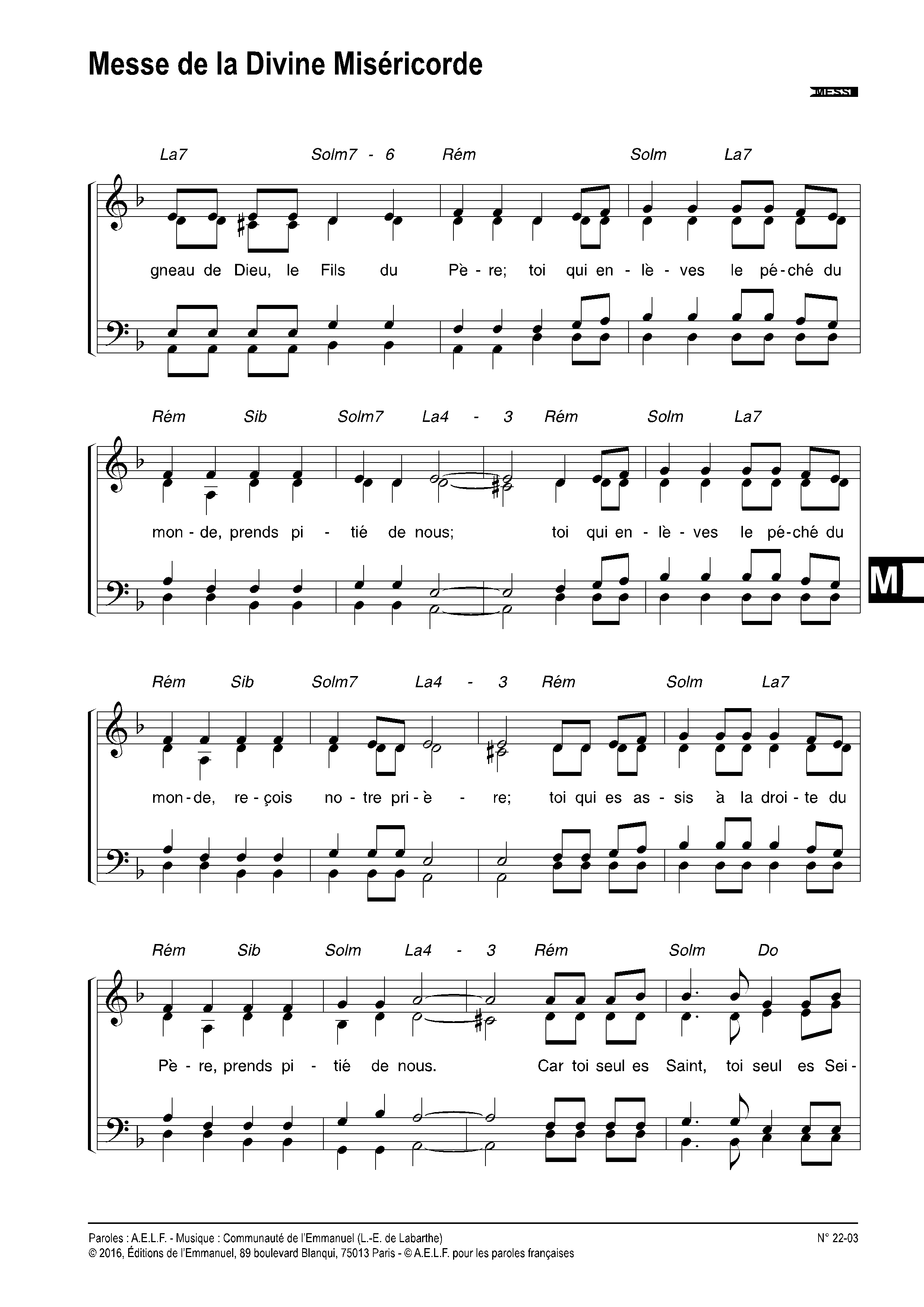 Page 3 de Messe de la Divine Miséricorde