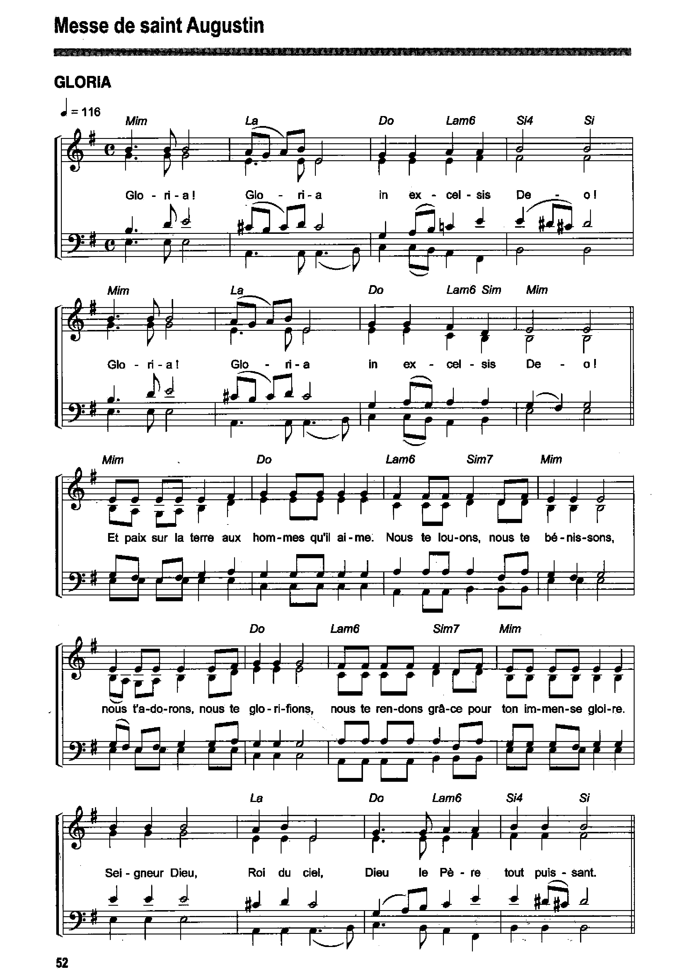 Page 2 de Messe de Saint Augustin