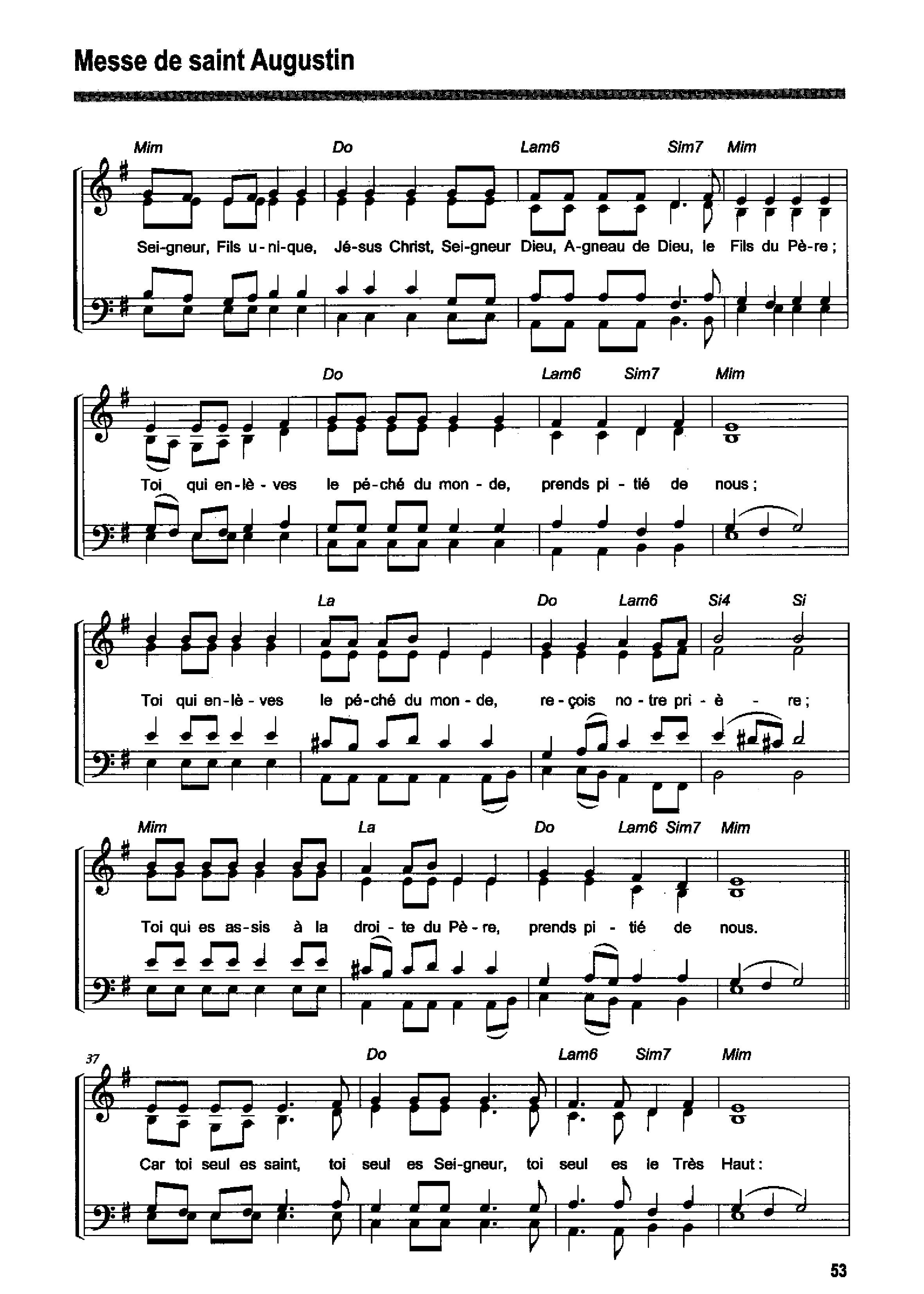 Page 3 de Messe de Saint Augustin