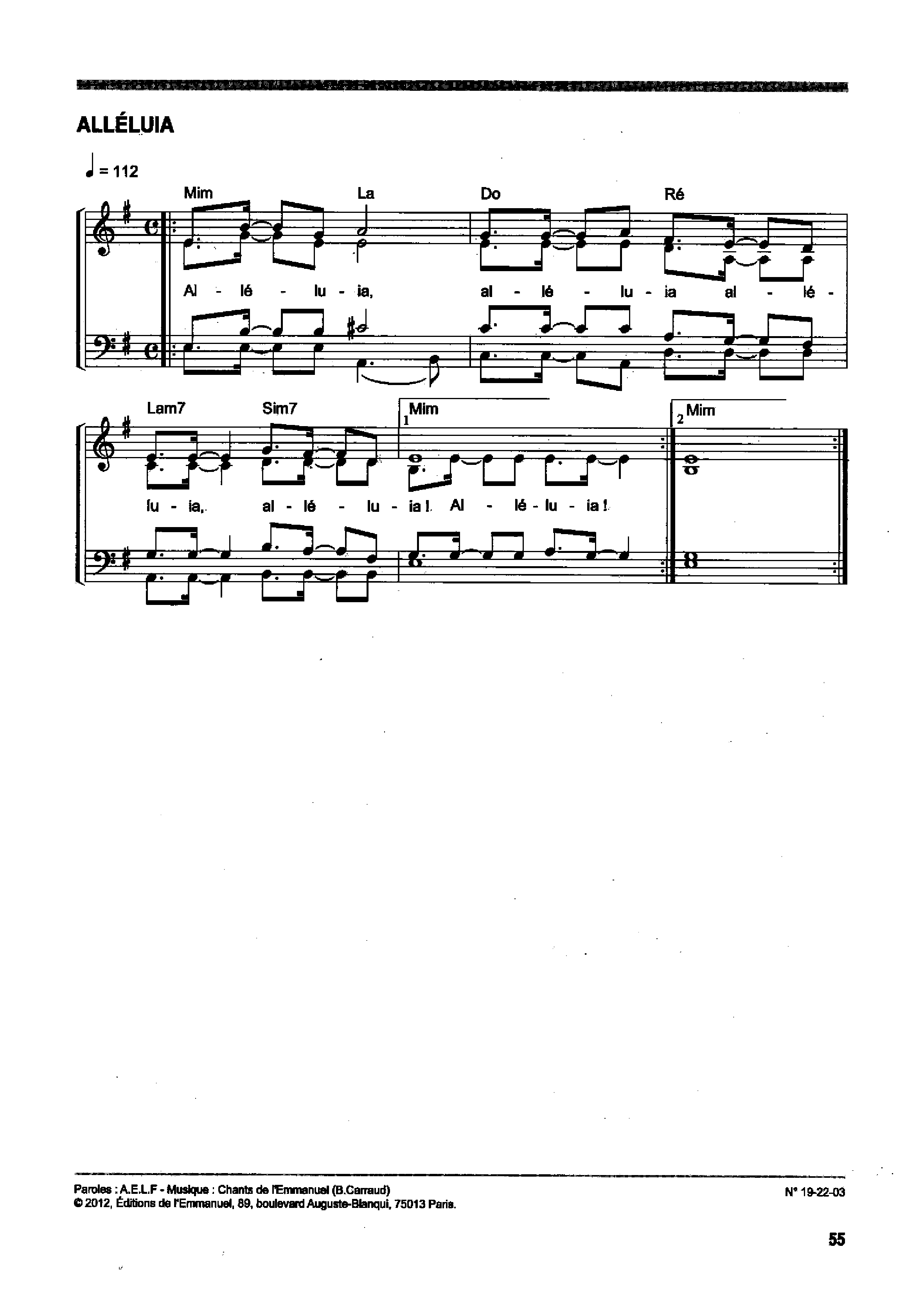 Page 5 de Messe de Saint Augustin