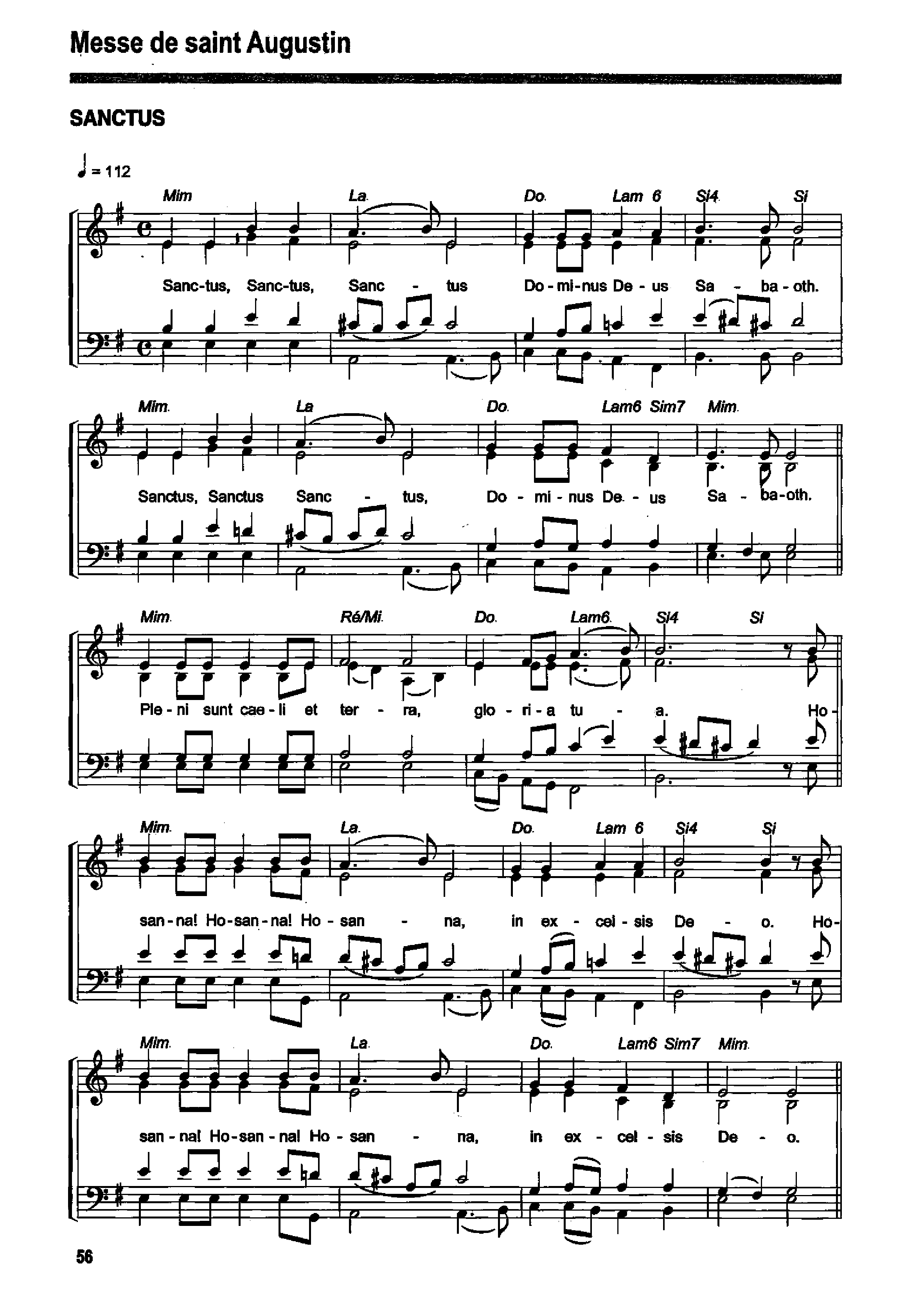 Page 6 de Messe de Saint Augustin