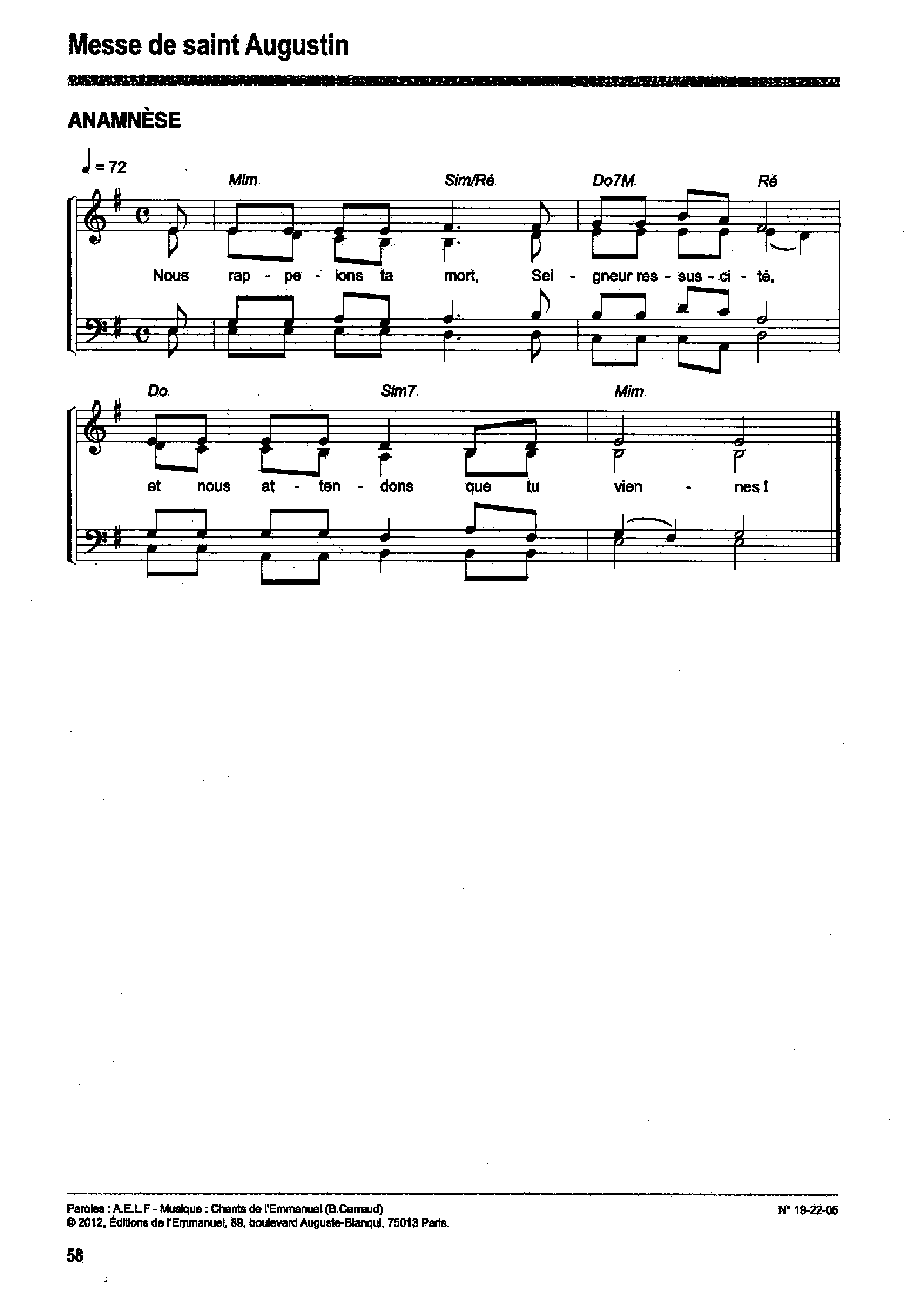 Page 8 de Messe de Saint Augustin