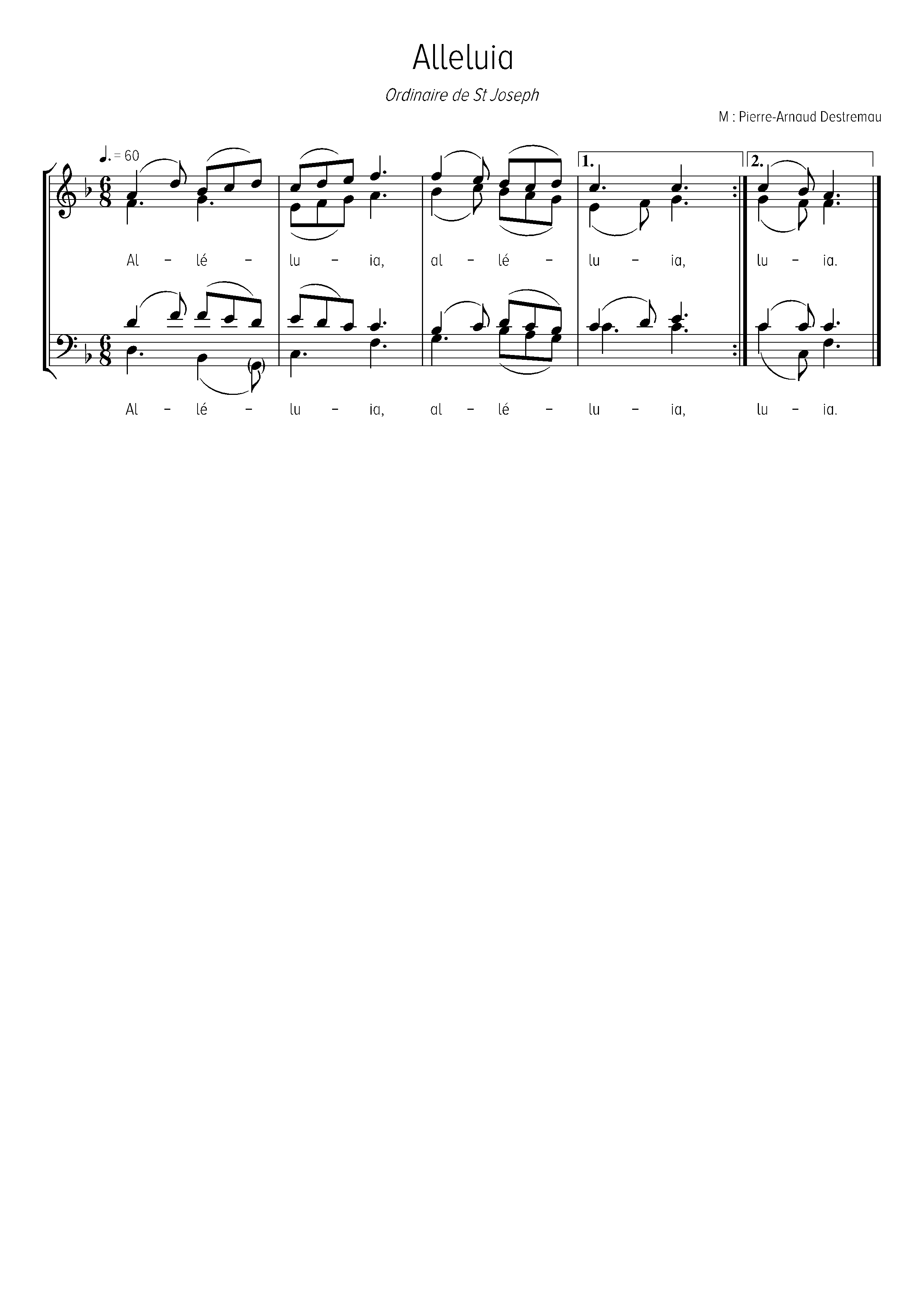 Page 2 de Messe de Saint Joseph