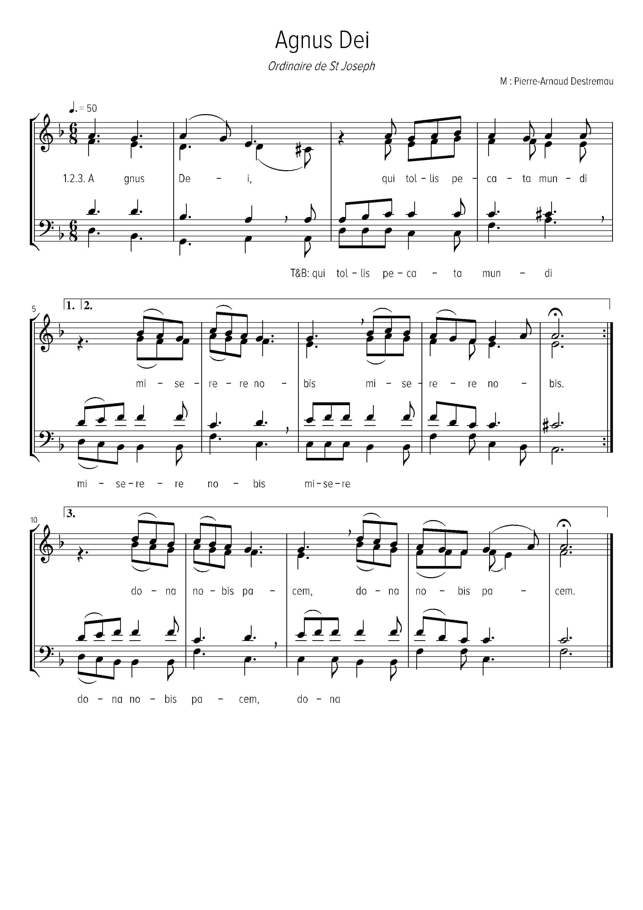 Page 4 de Messe de Saint Joseph