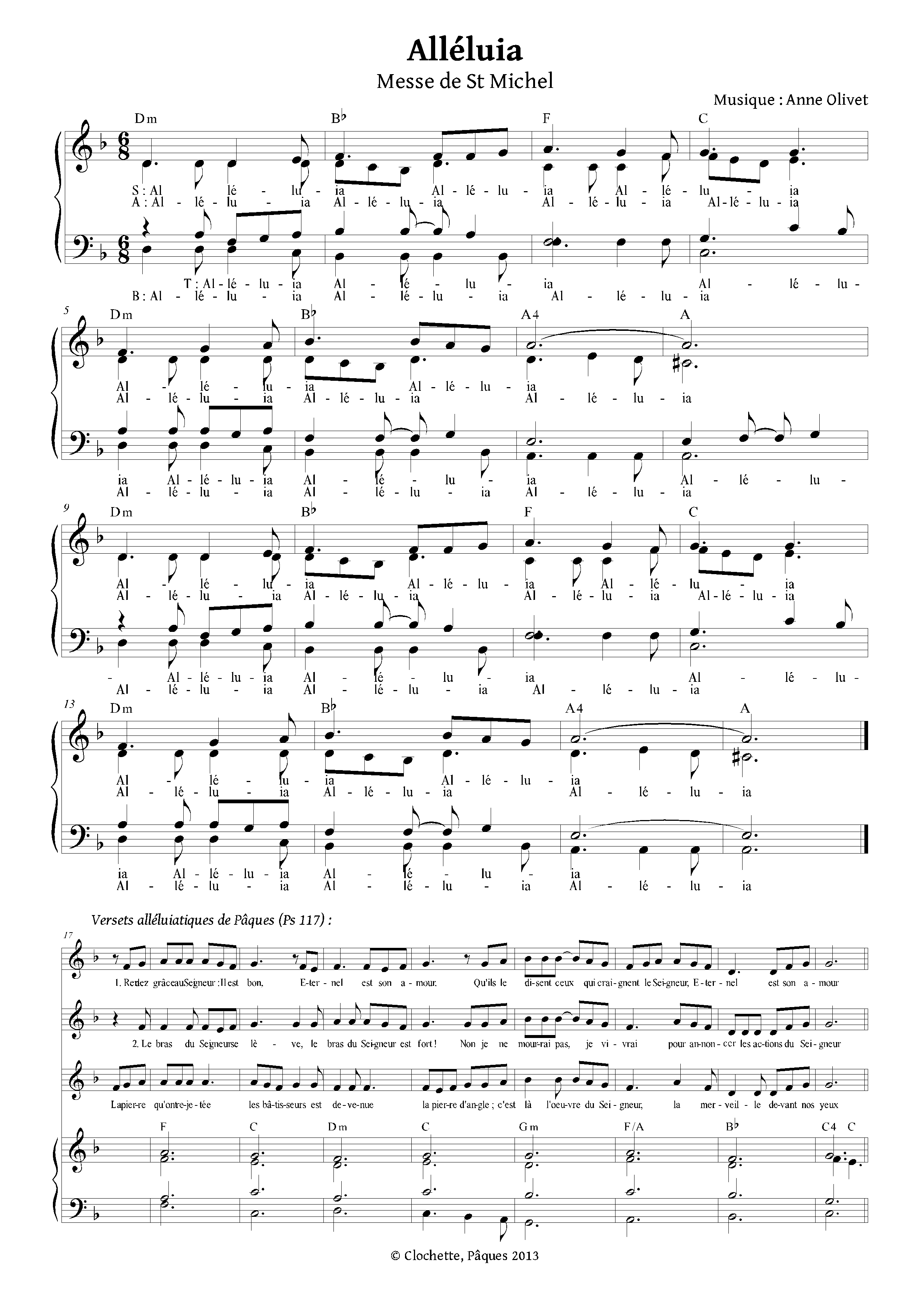Page 3 de Messe de Saint Michel