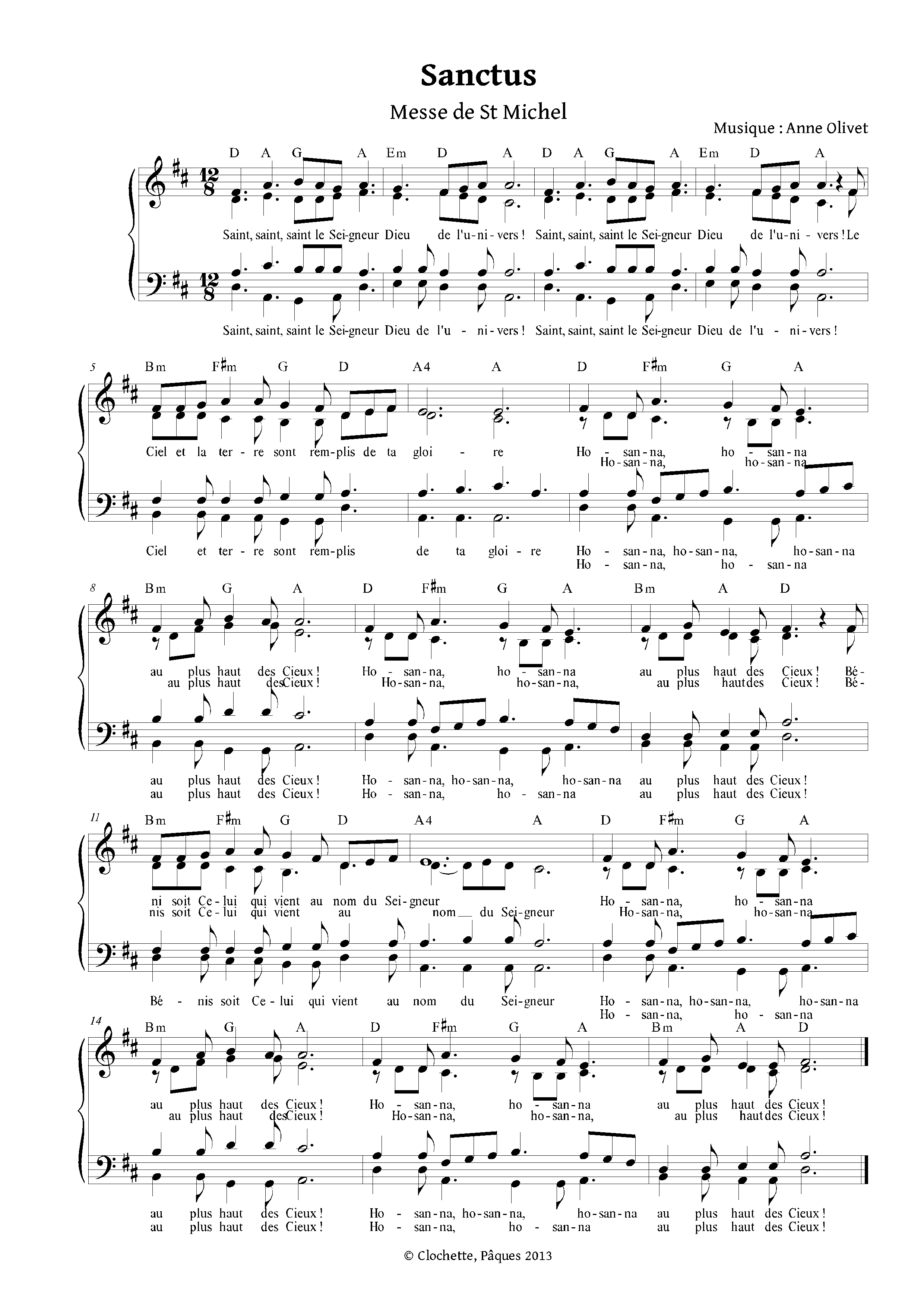 Page 5 de Messe de Saint Michel