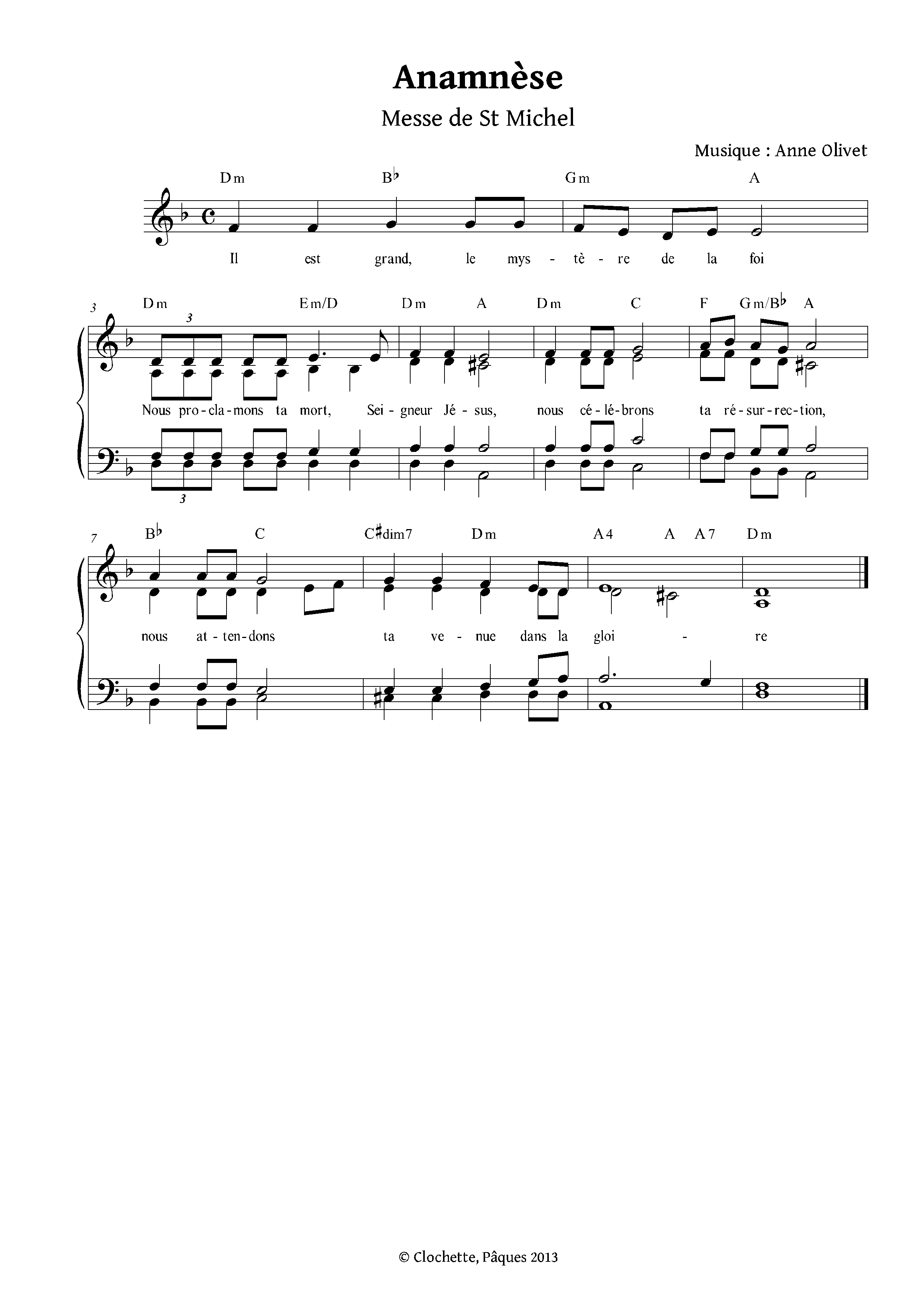 Page 6 de Messe de Saint Michel
