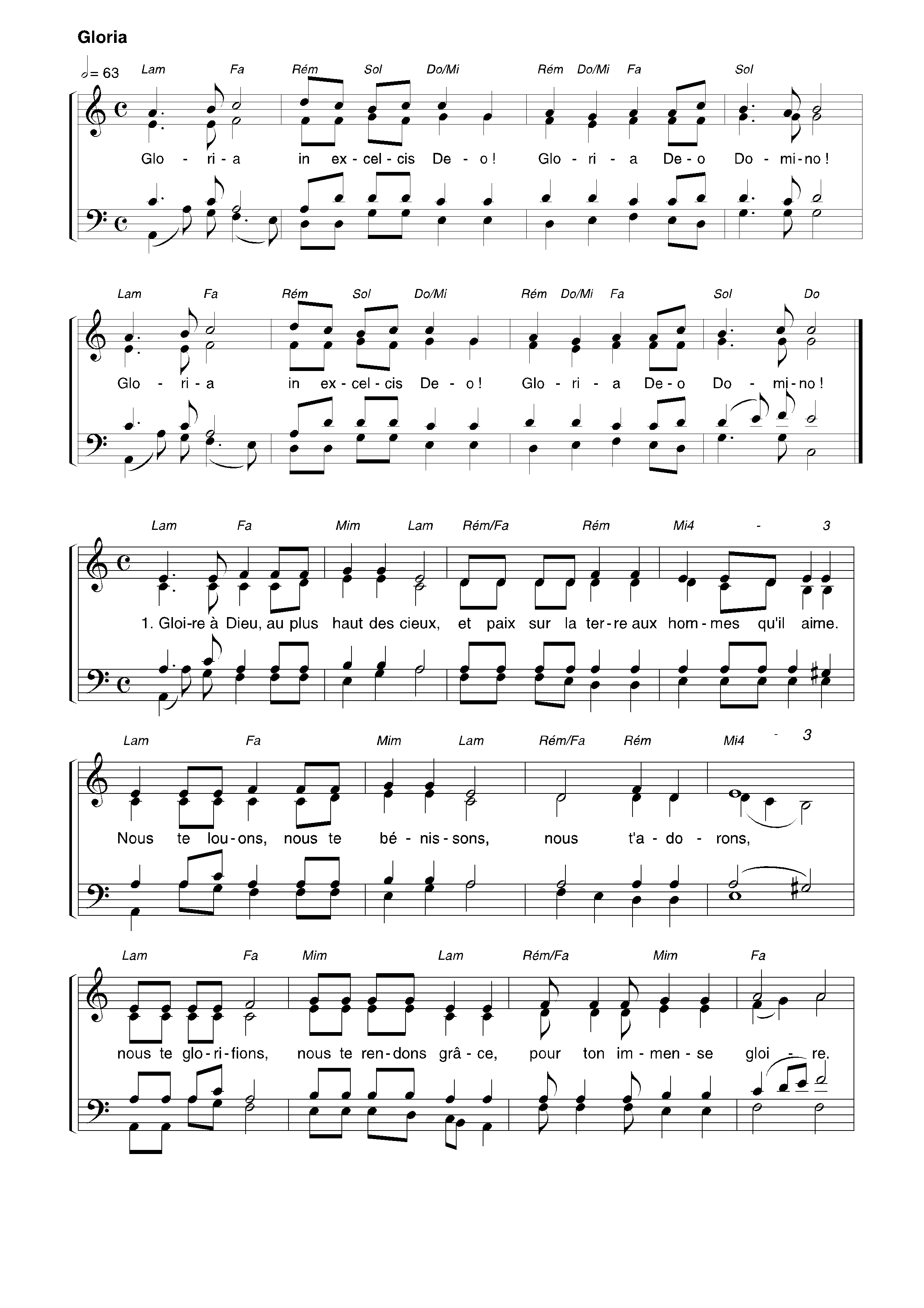Page 2 de Messe de Saint Paul