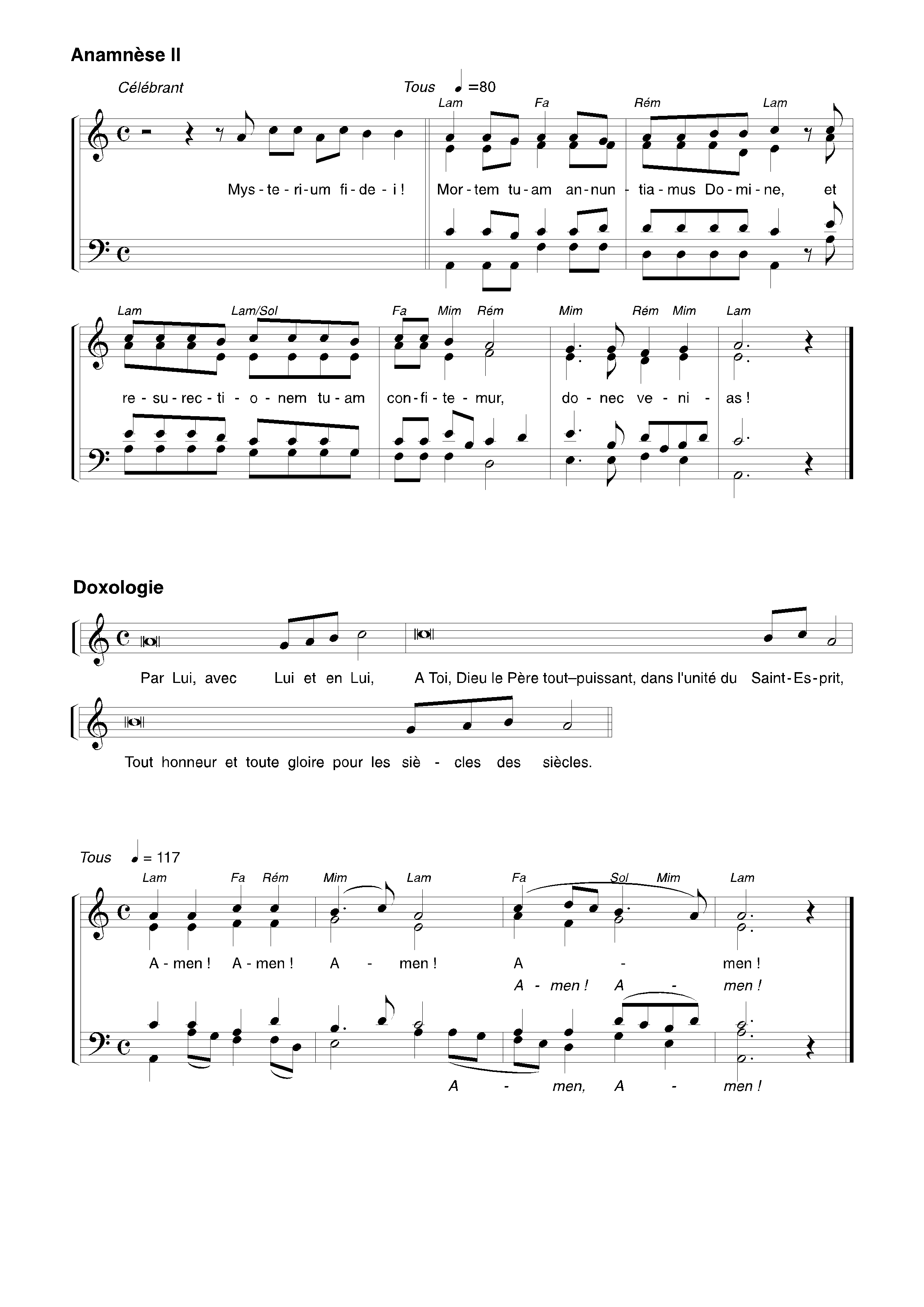 Page 6 de Messe de Saint Paul