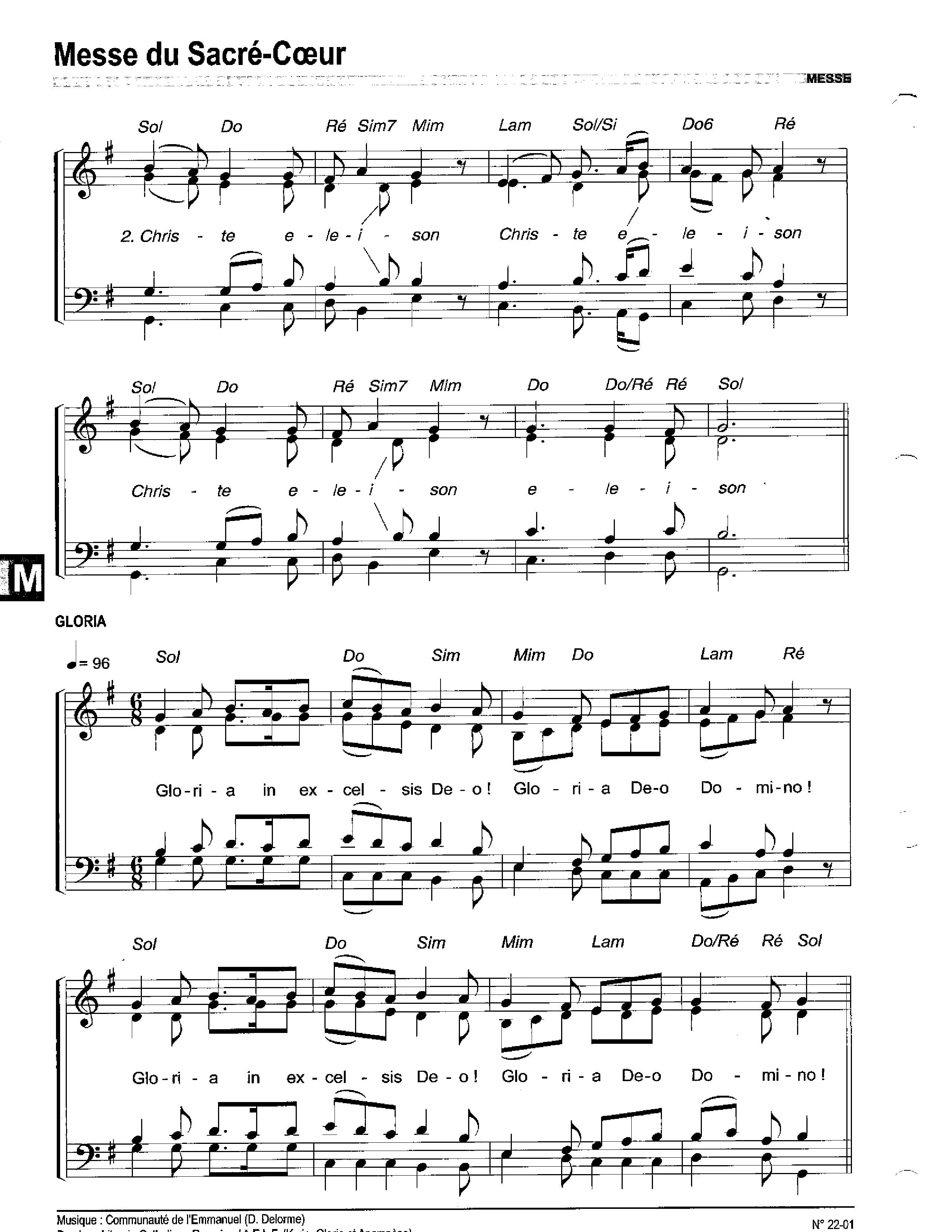 Page 2 de Messe du Sacré-Cœur