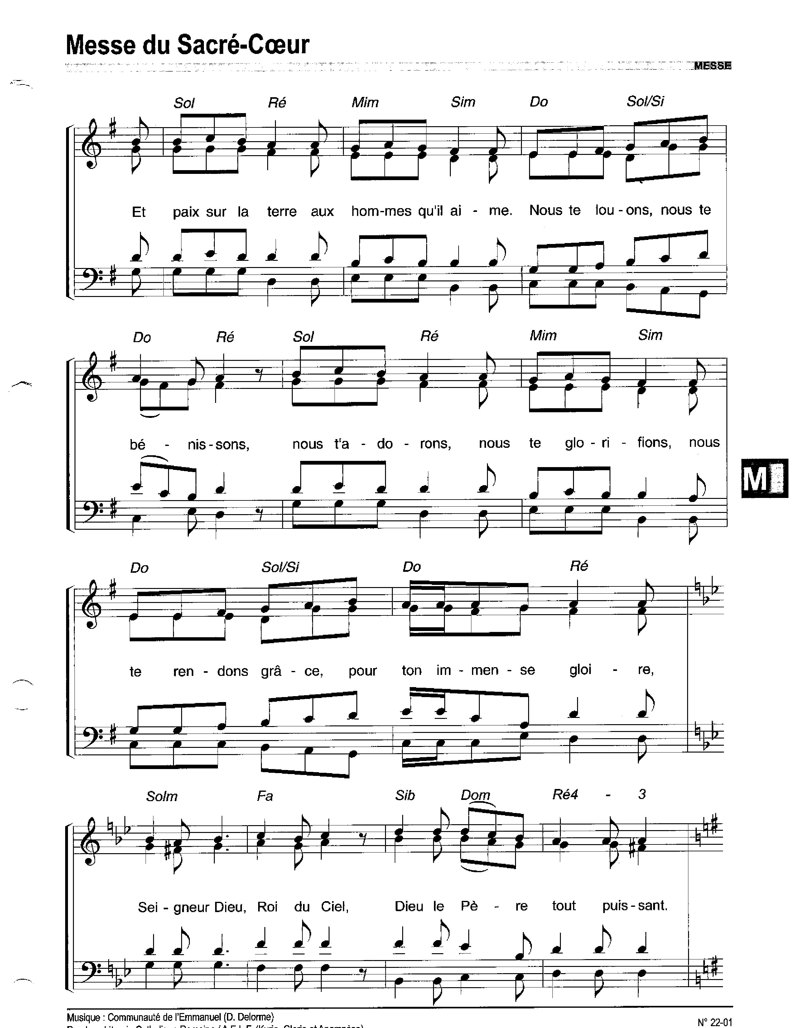Page 3 de Messe du Sacré-Cœur