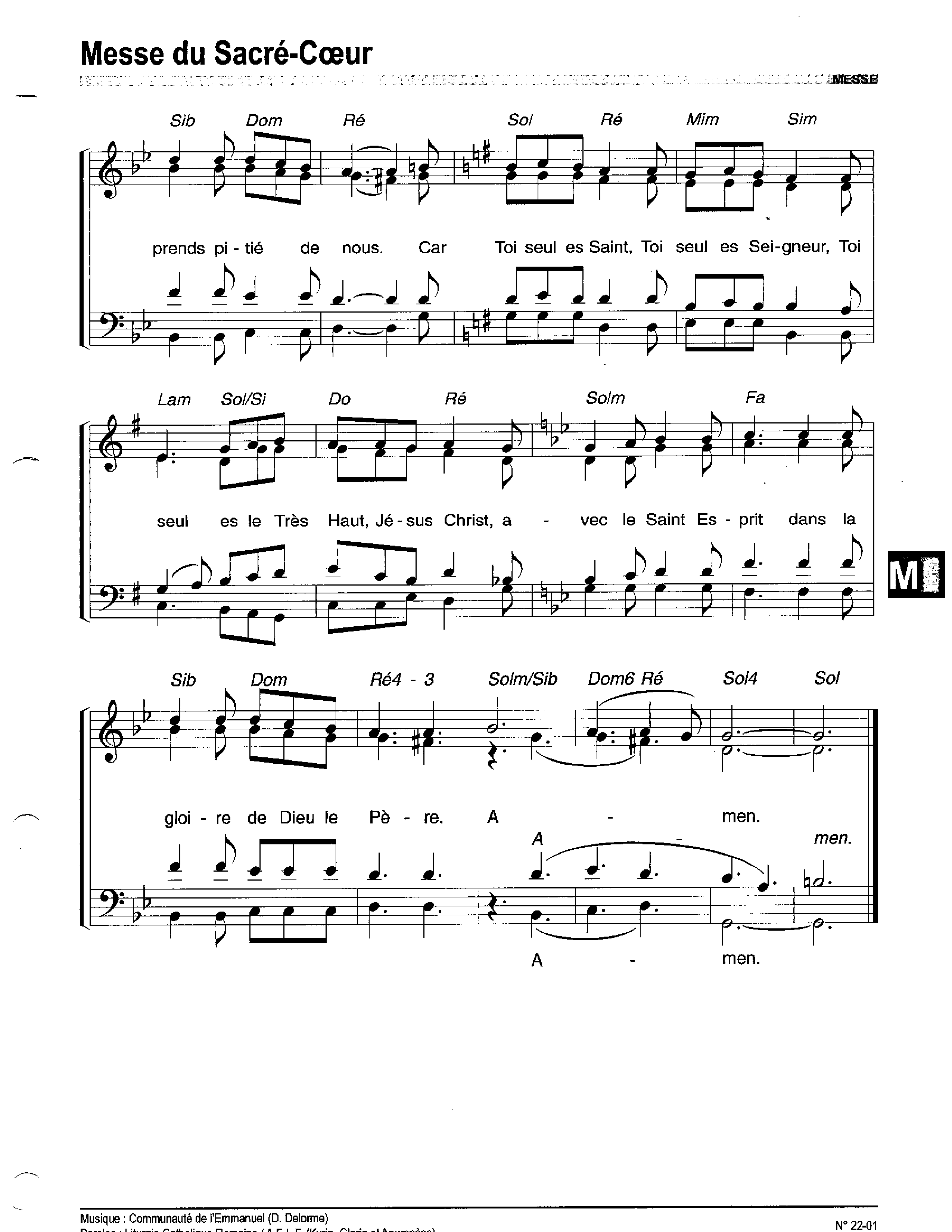 Page 5 de Messe du Sacré-Cœur