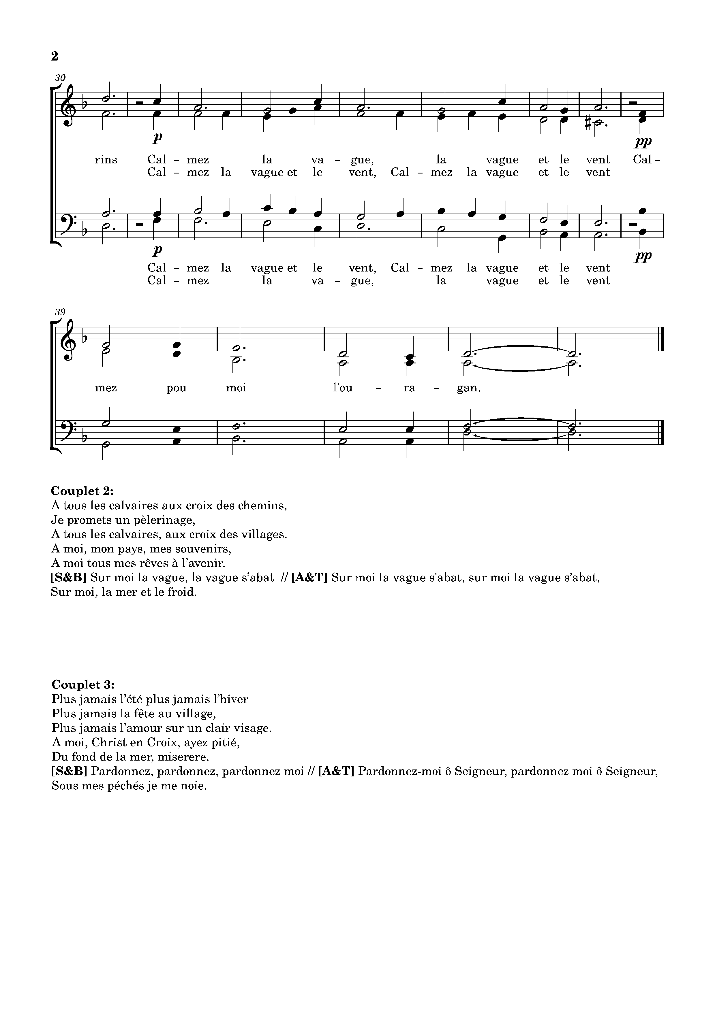 Page 2 de Miserere de la Mer
