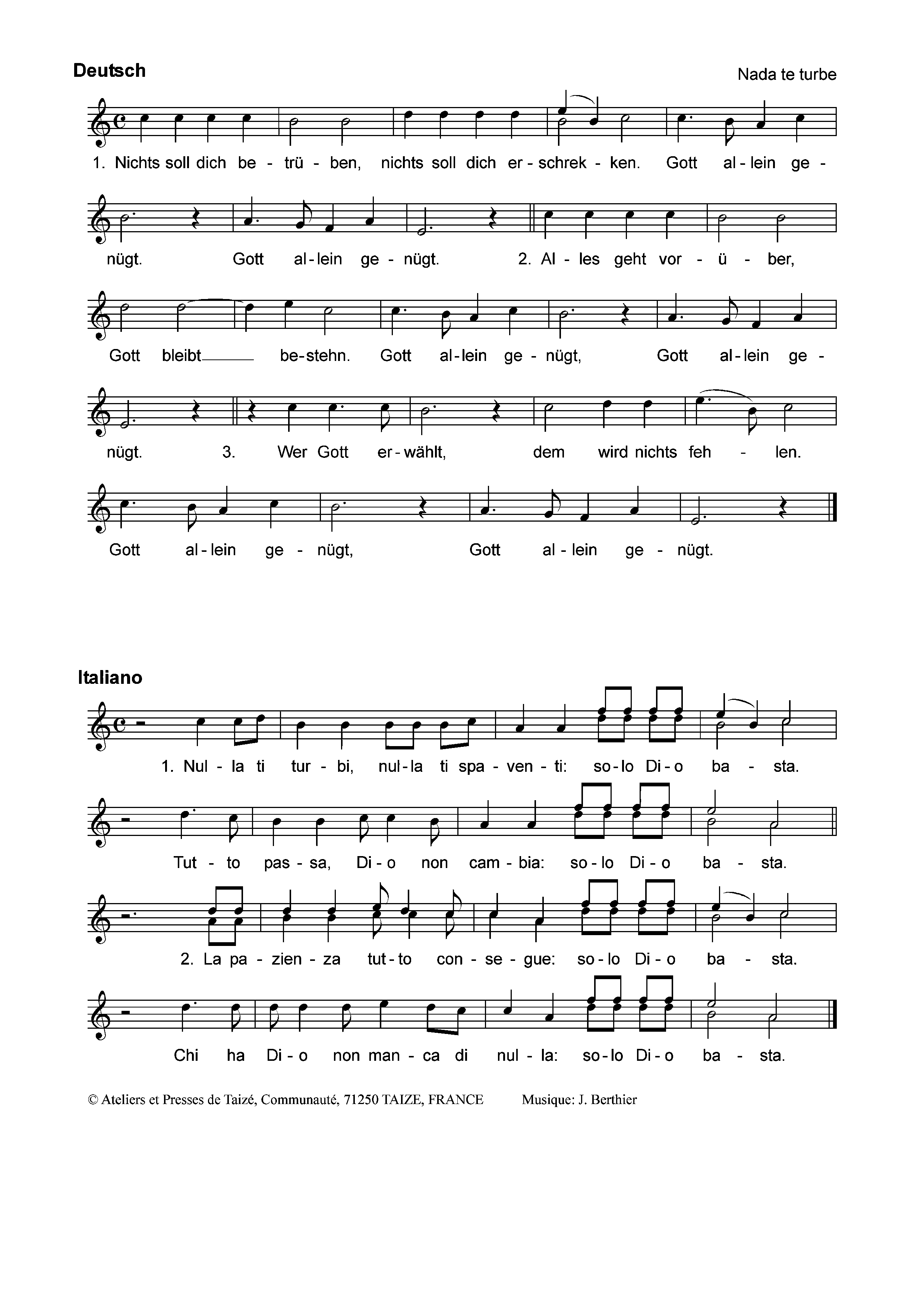 Page 2 de Nada te turbe (contrechants)