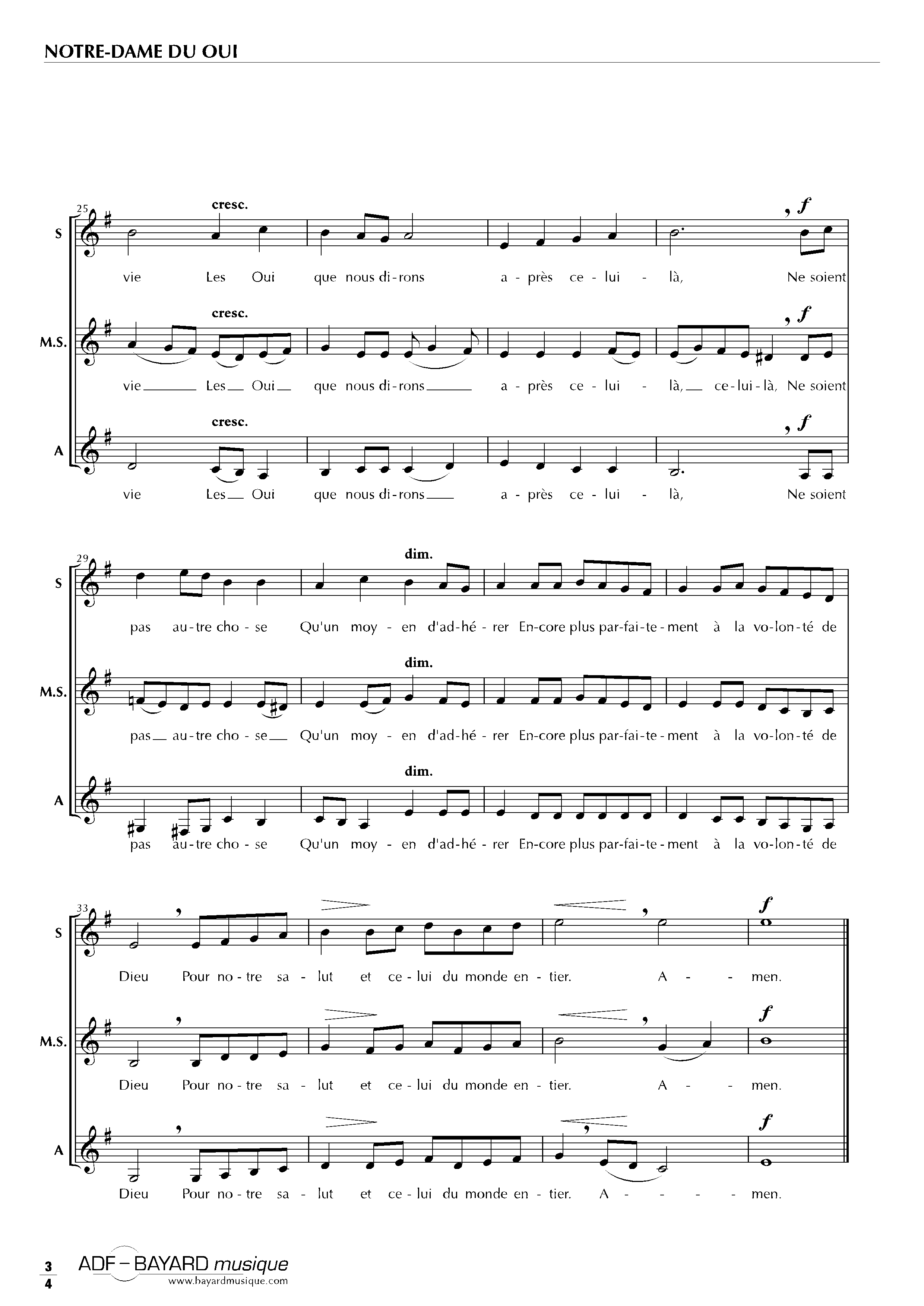 Page 3 de Notre Dame du Oui